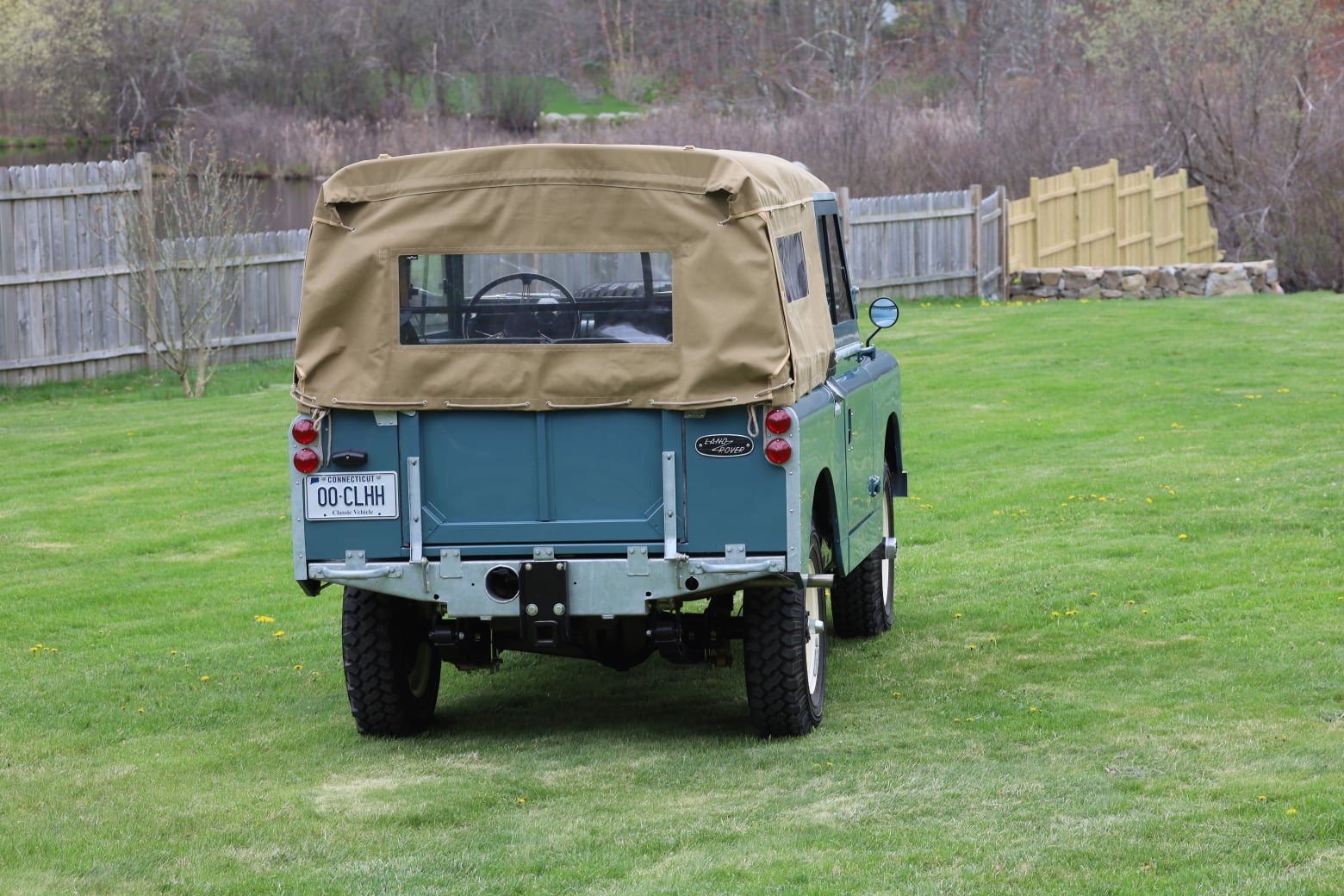 1966 Land Rover Series IIA Marine Blue Restored 8