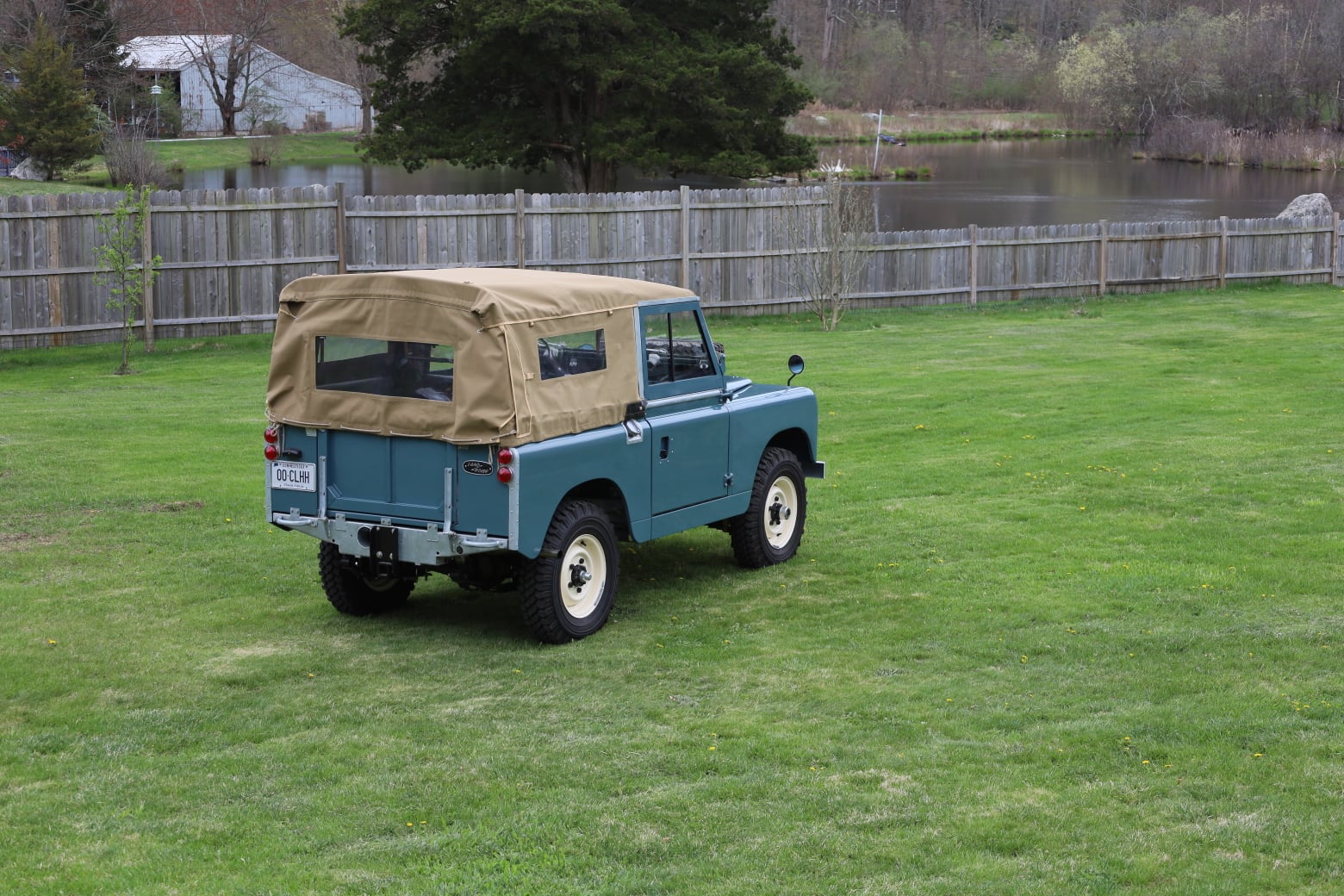 1966 Land Rover Series IIA Marine Blue Restored 9