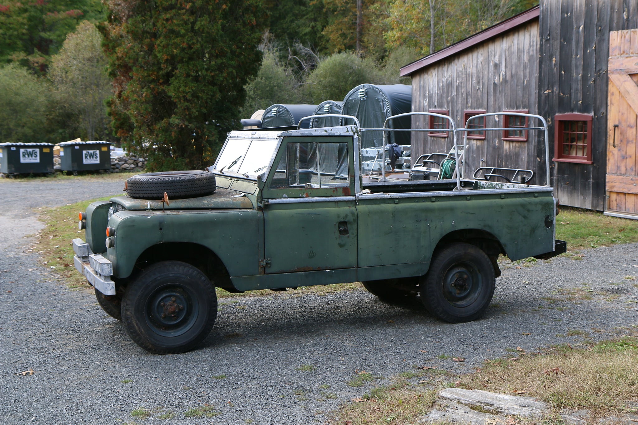 1966 Land Rover Series IIA Military Green Photo 2