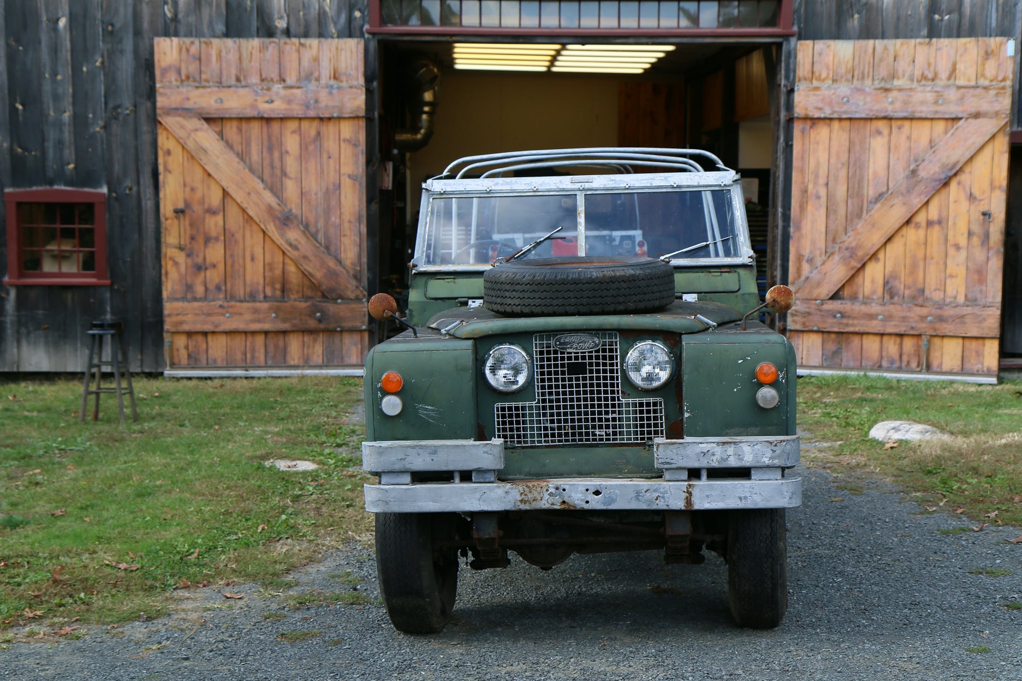 1966 Land Rover Series IIA Military Green Photo 3