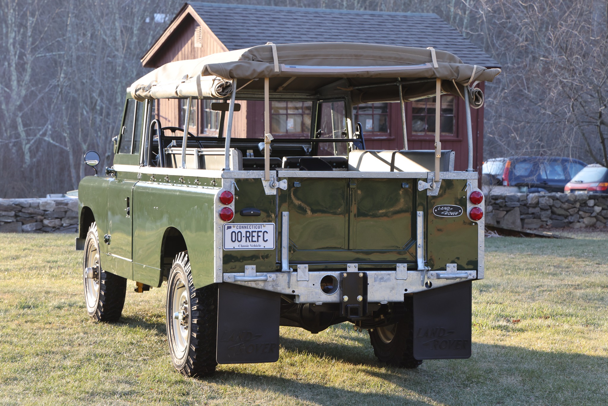 1967 Land Rover Series IIA 109 Inch Bronze Green Restored 10