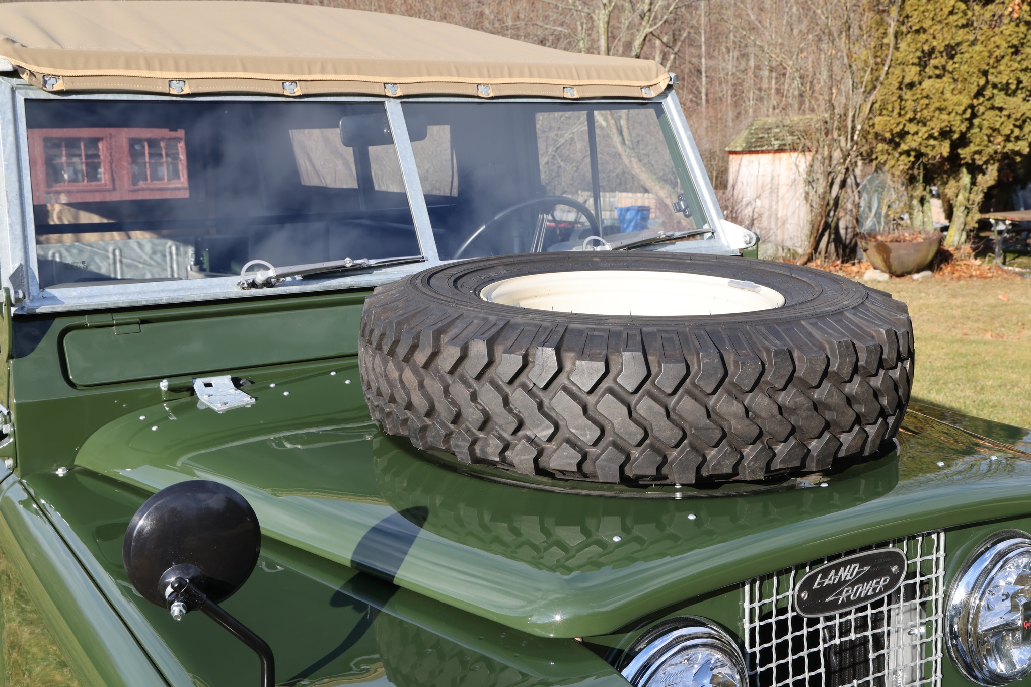 1967 Land Rover Series IIA 109 Inch Bronze Green Restored 19