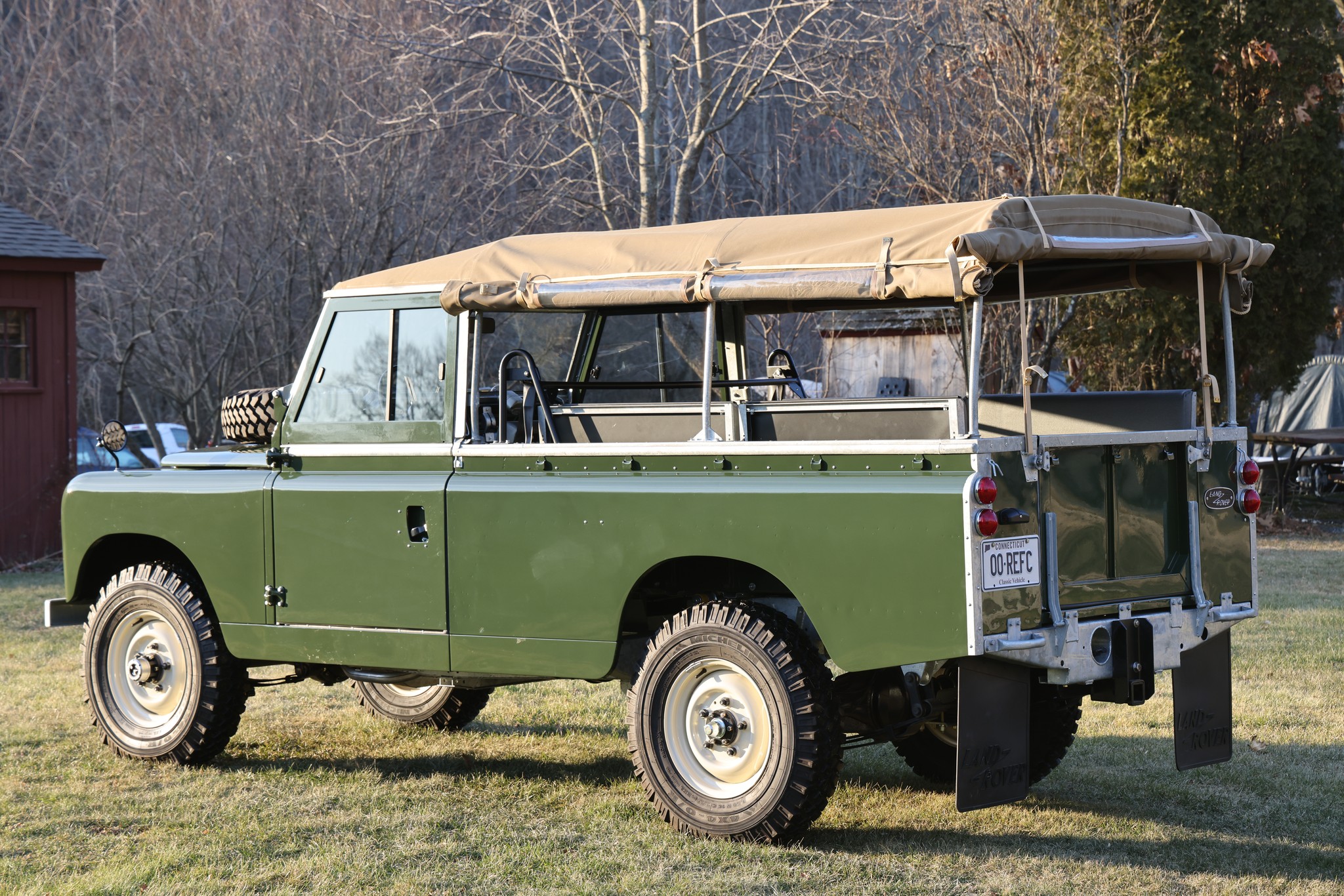 1967 Land Rover Series IIA 109 Inch Bronze Green Restored 2