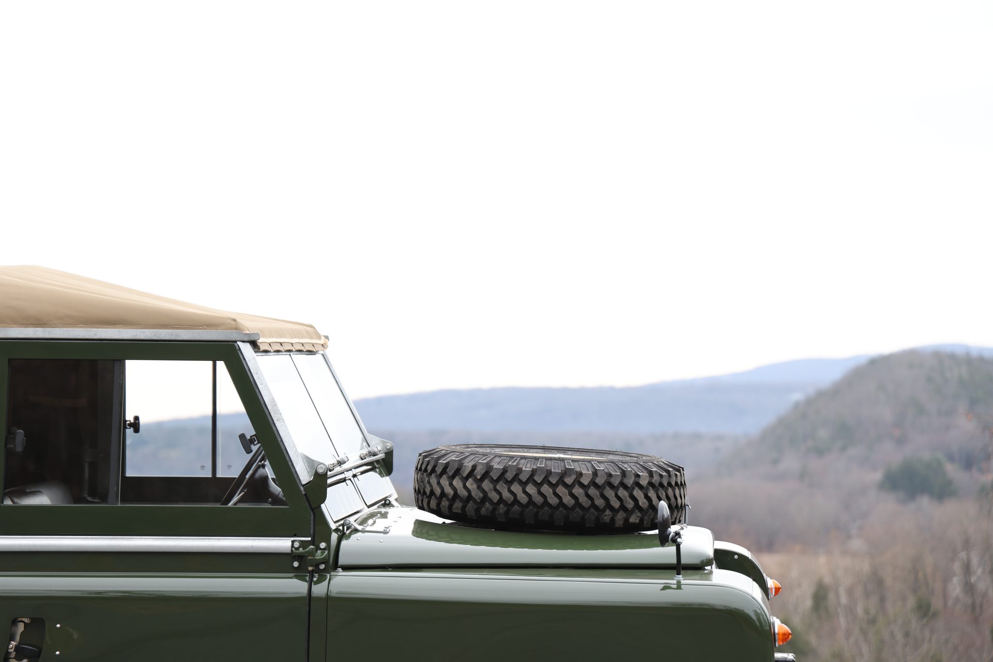 1967 Land Rover Series IIA 109 Inch Bronze Green Restored 21