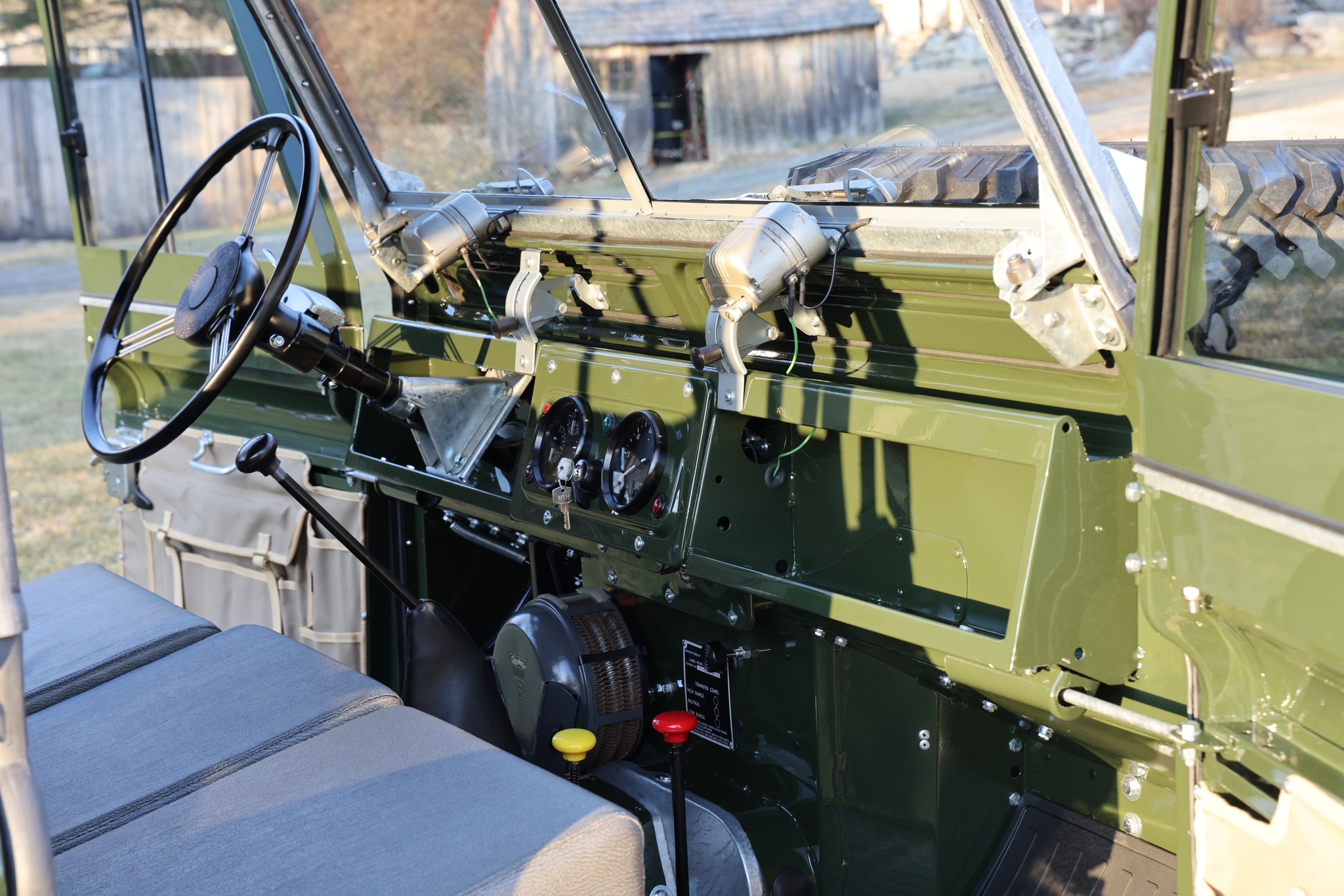 1967 Land Rover Series IIA 109 Inch Bronze Green Restored 24