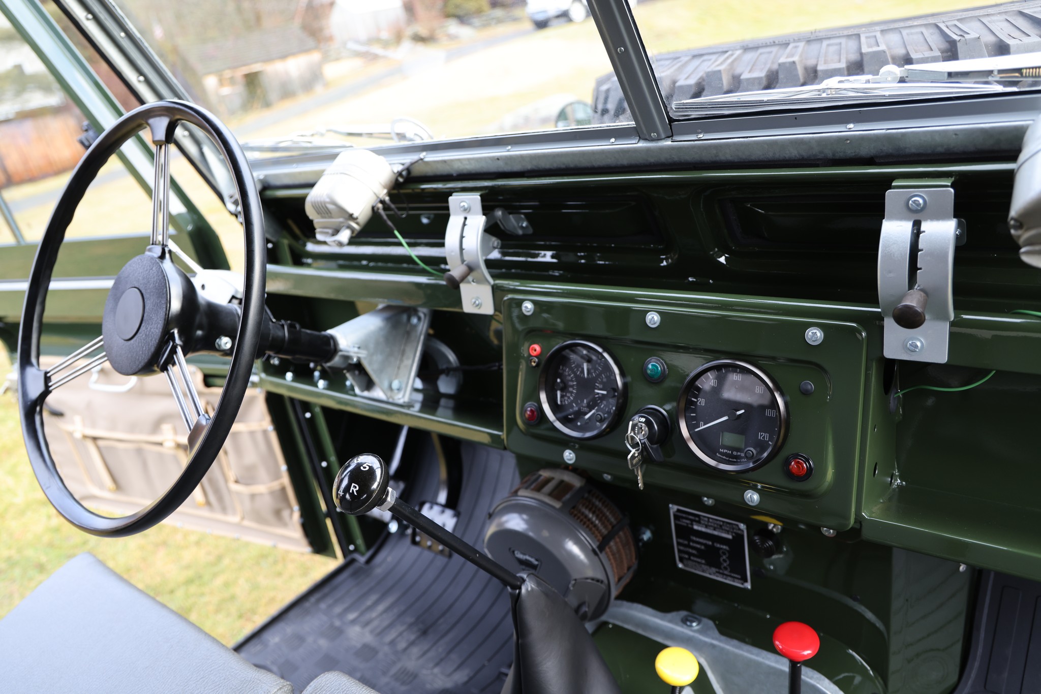 1967 Land Rover Series IIA 109 Inch Bronze Green Restored 25