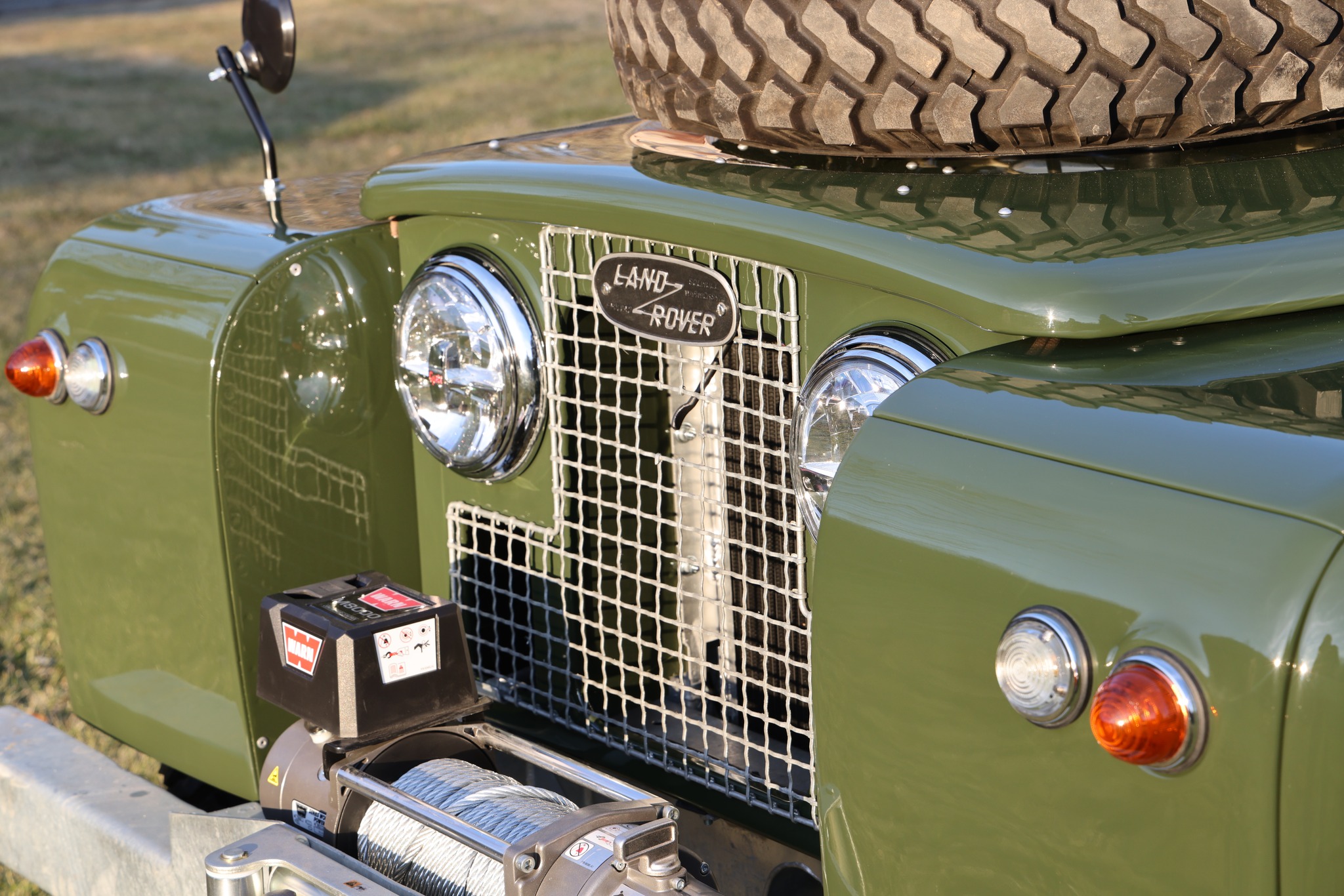 1967 Land Rover Series IIA 109 Inch Bronze Green Restored 27