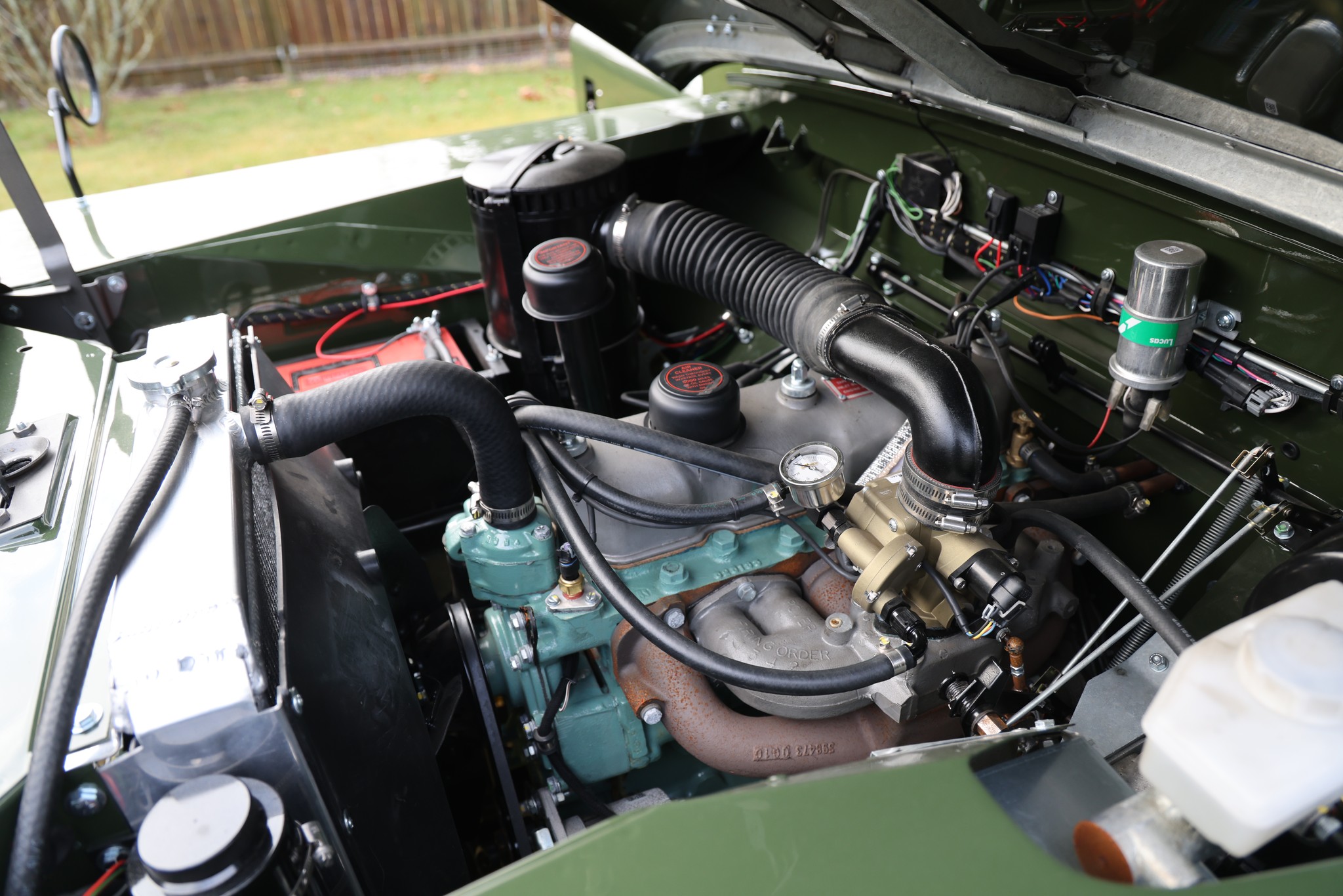 1967 Land Rover Series IIA 109 Inch Bronze Green Restored 38