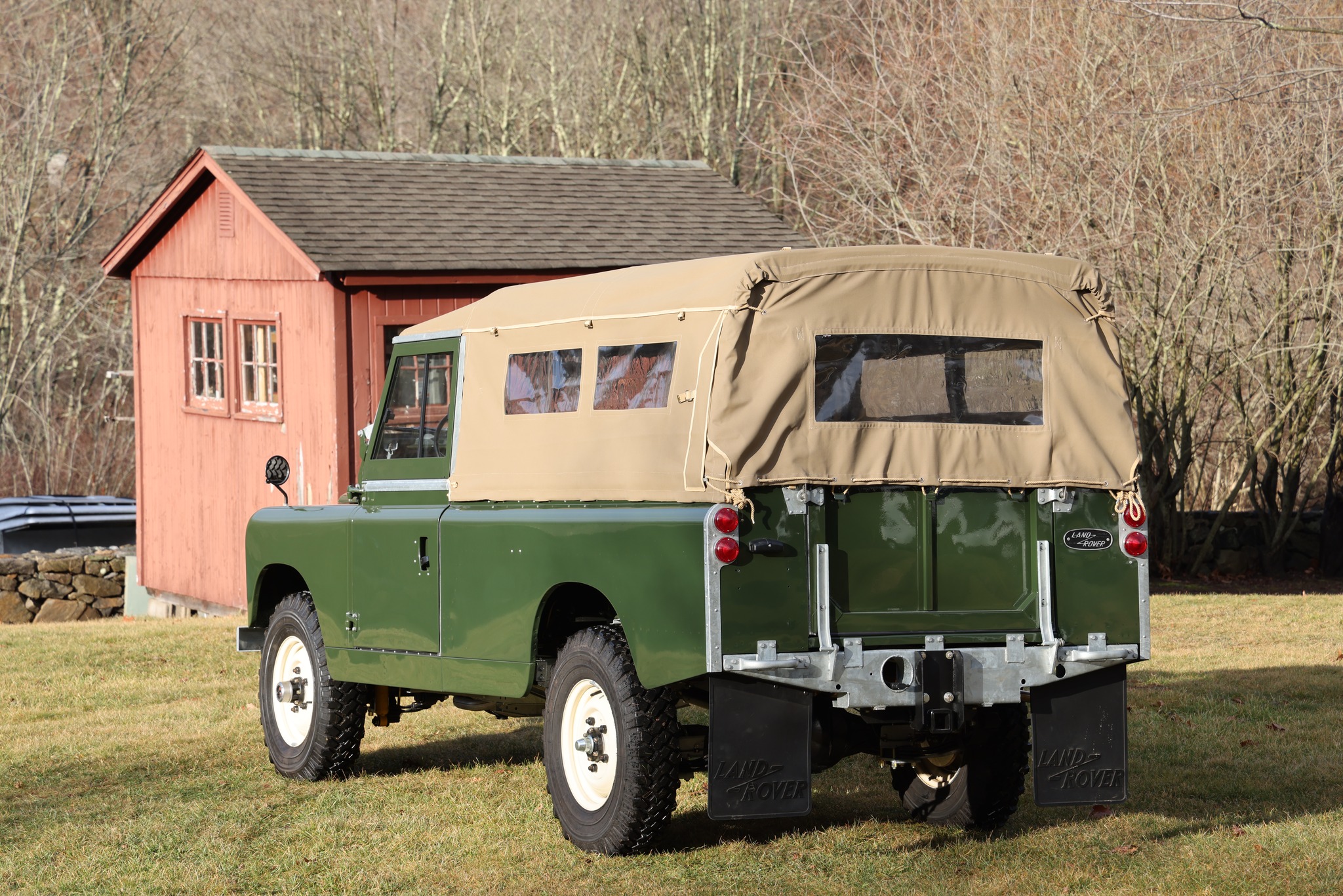 1967 Land Rover Series IIA 109 Inch Bronze Green Restored 4