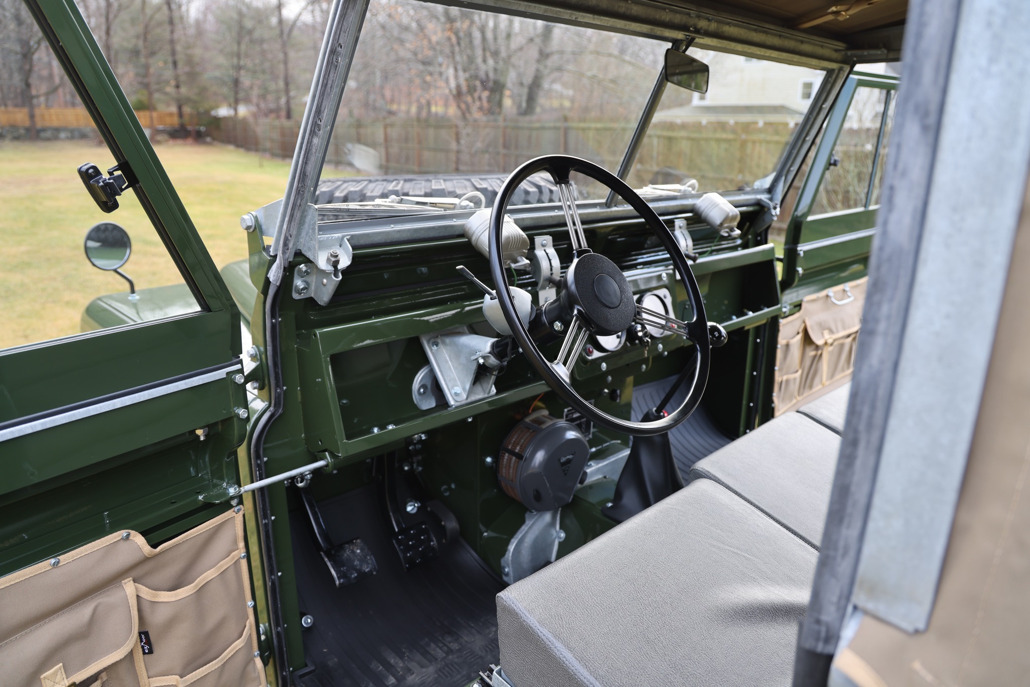 1967 Land Rover Series IIA 109 Inch Bronze Green Restored 52