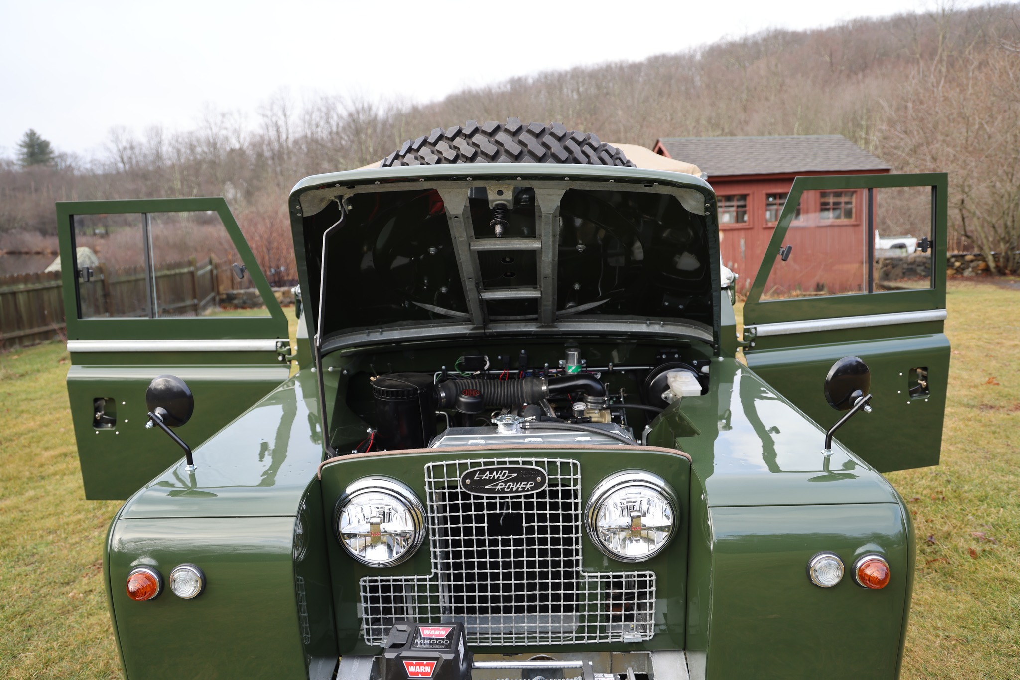 1967 Land Rover Series IIA 109 Inch Bronze Green Restored 58