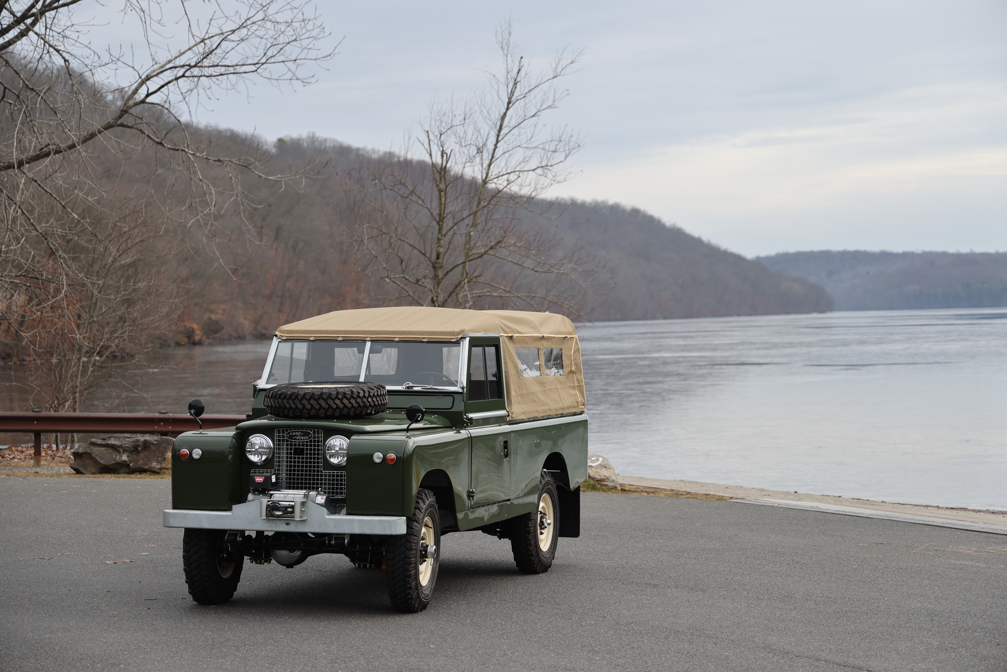 1967 Land Rover Series IIA 109 Inch Bronze Green Restored 65