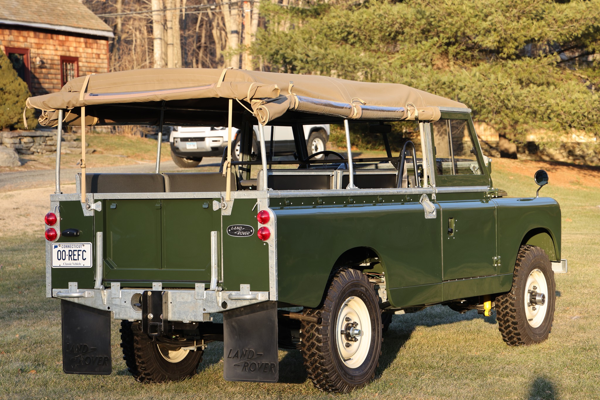 1967 Land Rover Series IIA 109 Inch Bronze Green Restored 7