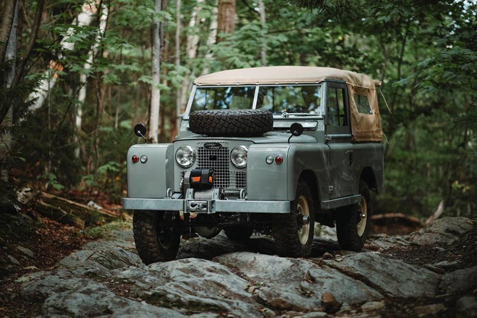 Fully Restored Land Rover Series IIa Mid Grey