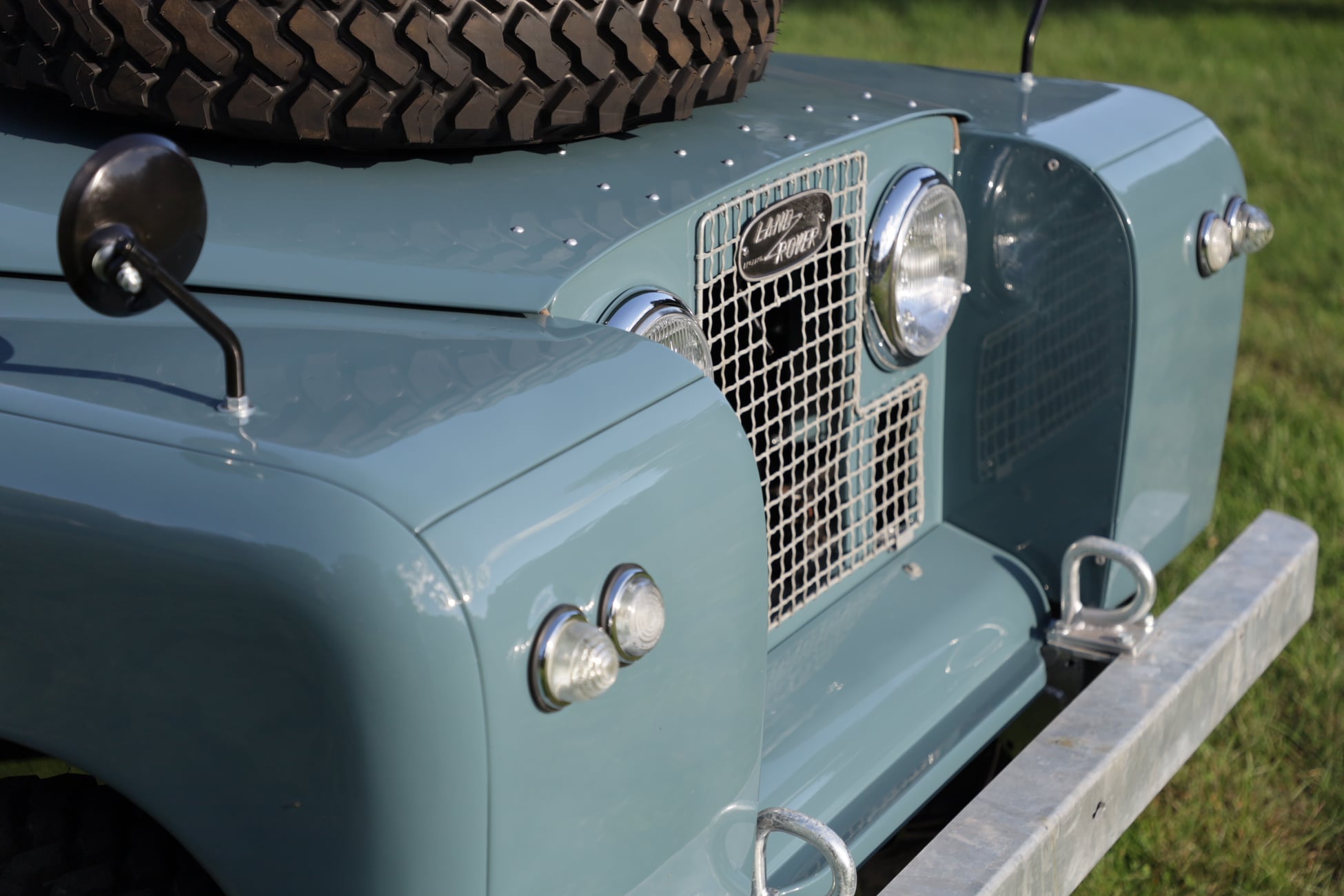 1968 Land Rover Series IIA Marine Blue Restored 13