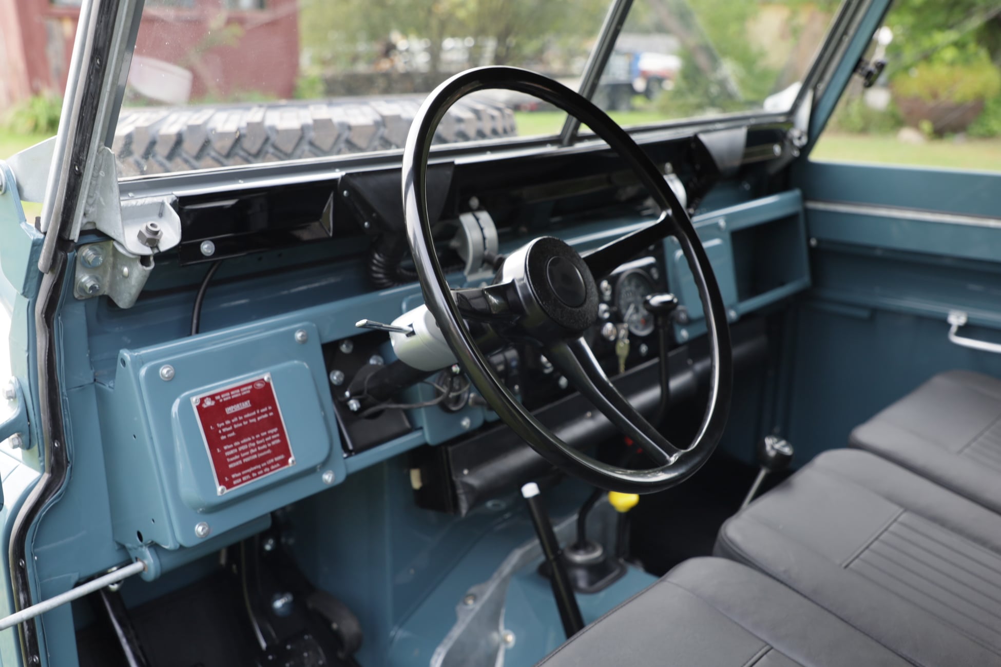 1968 Land Rover Series IIA Marine Blue Restored 20