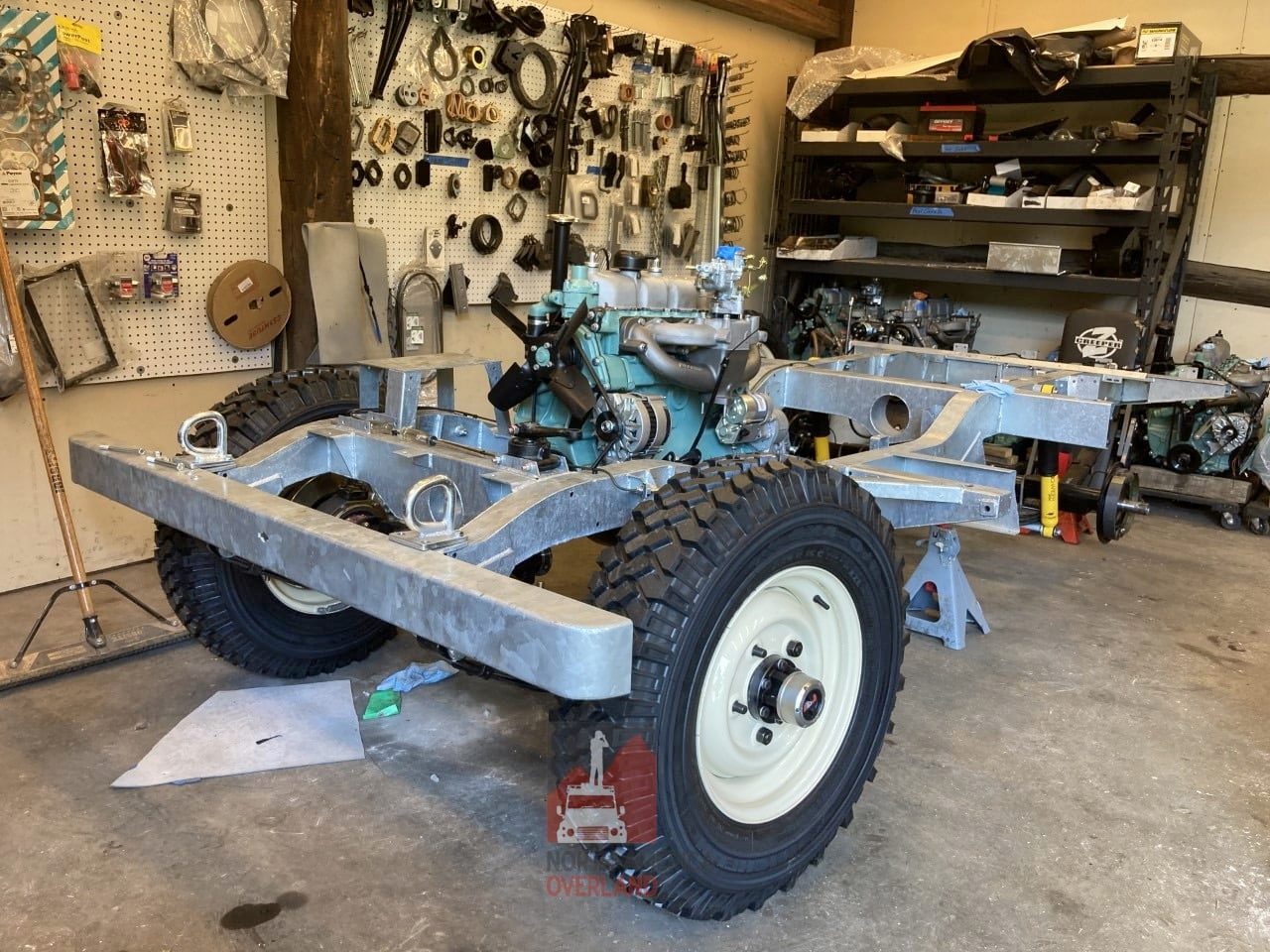 1968 Land Rover Series IIA Marine Blue Restored 30