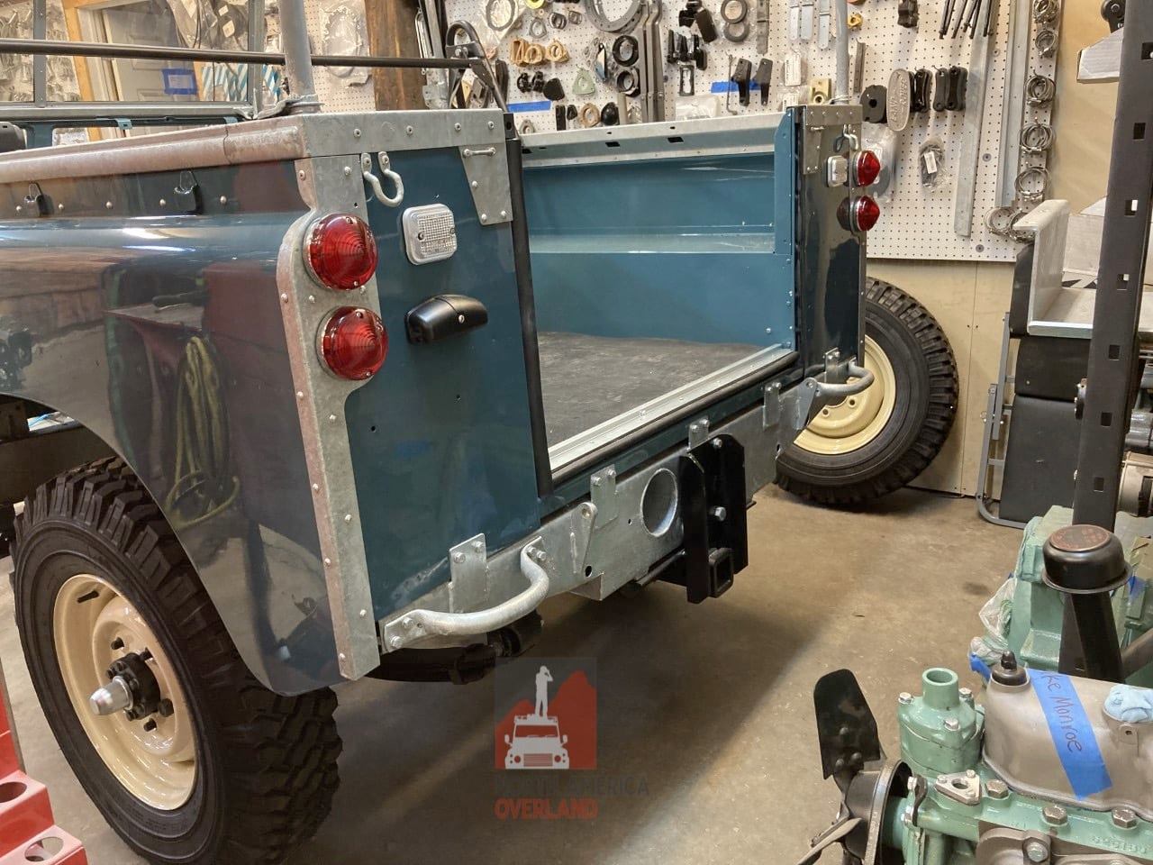 1968 Land Rover Series IIA Marine Blue Restored 33