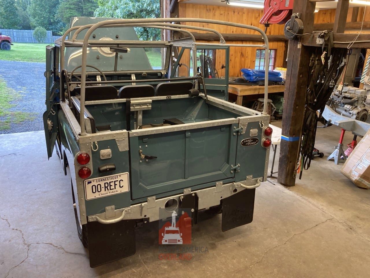 1968 Land Rover Series IIA Marine Blue Restored 37