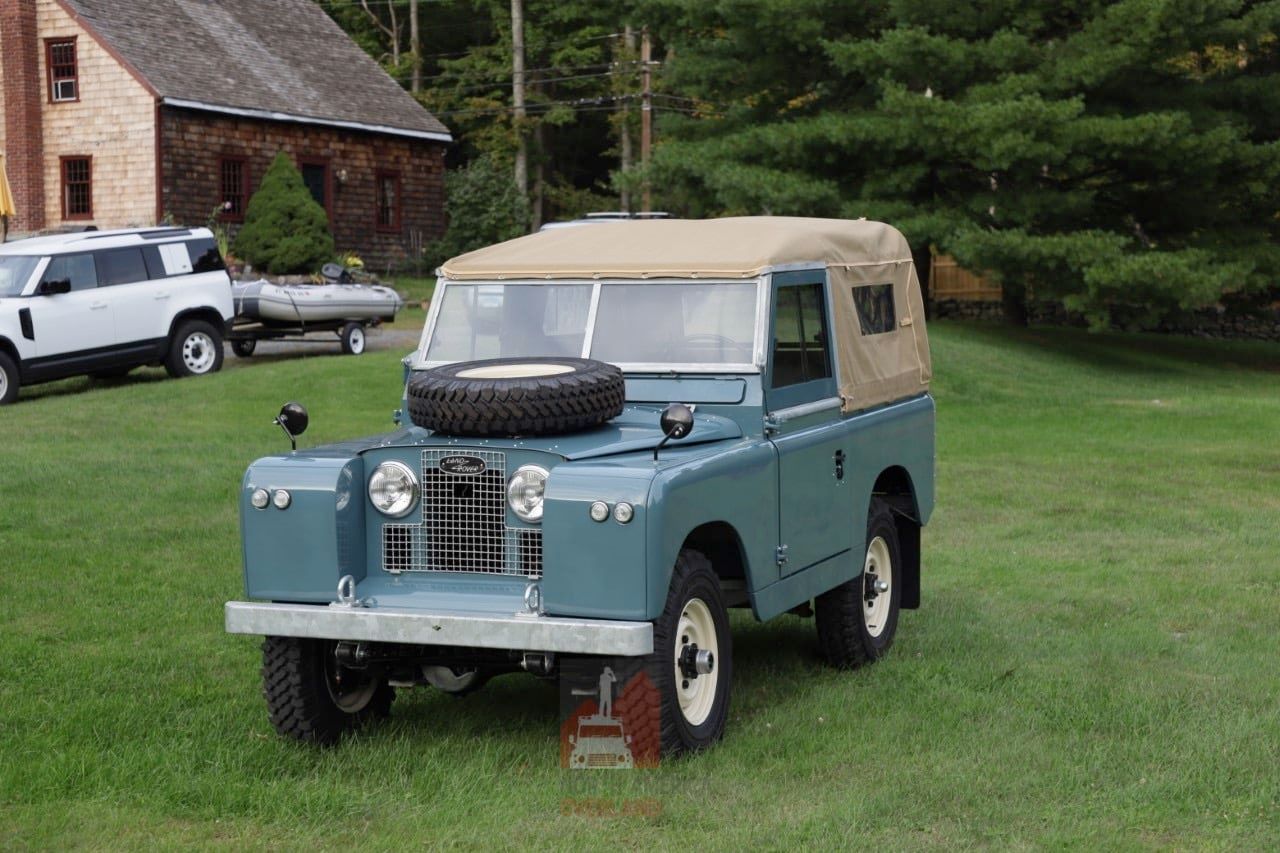 1968 Land Rover Series IIA Marine Blue Restored 5