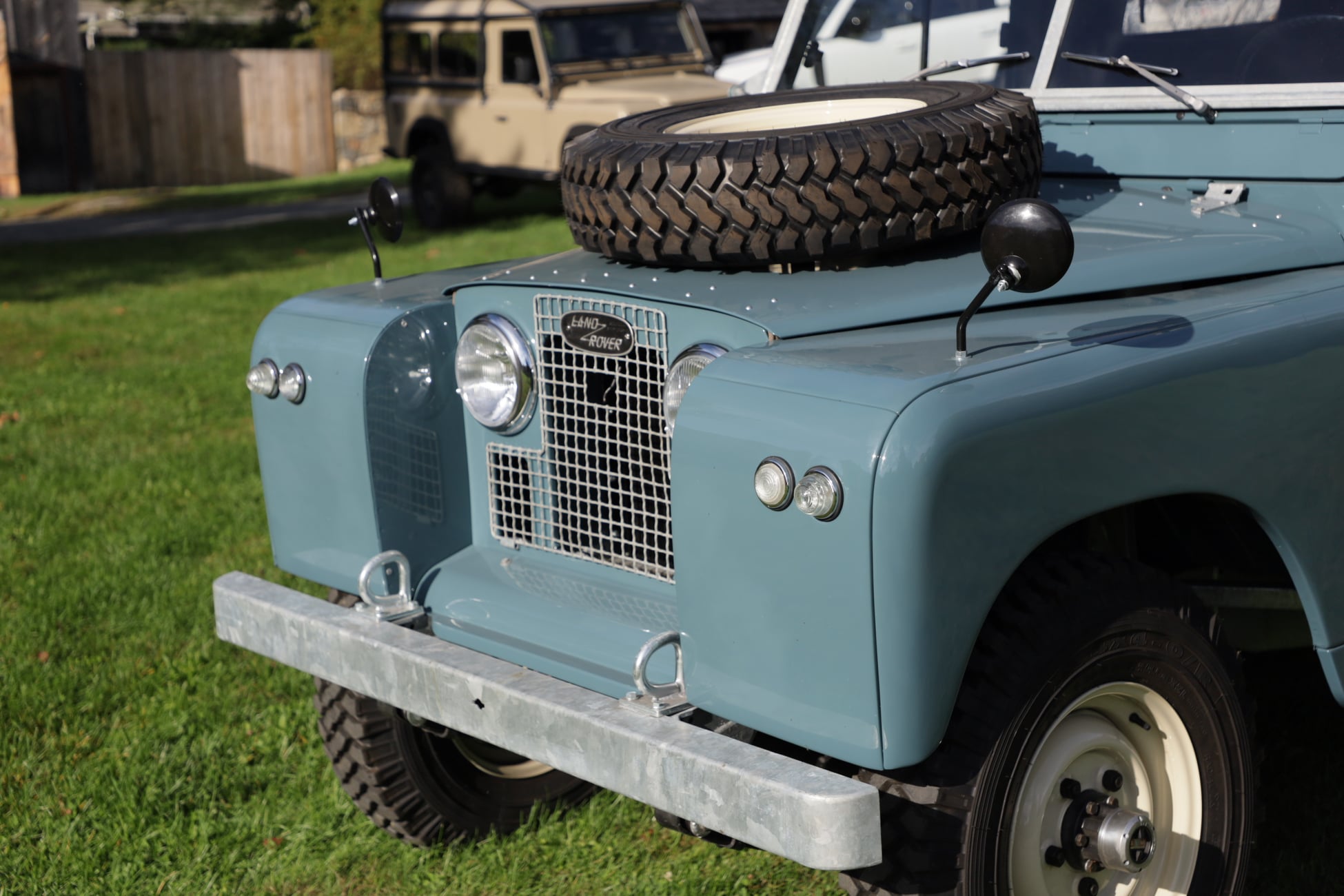 1968 Land Rover Series IIA Marine Blue Restored 7