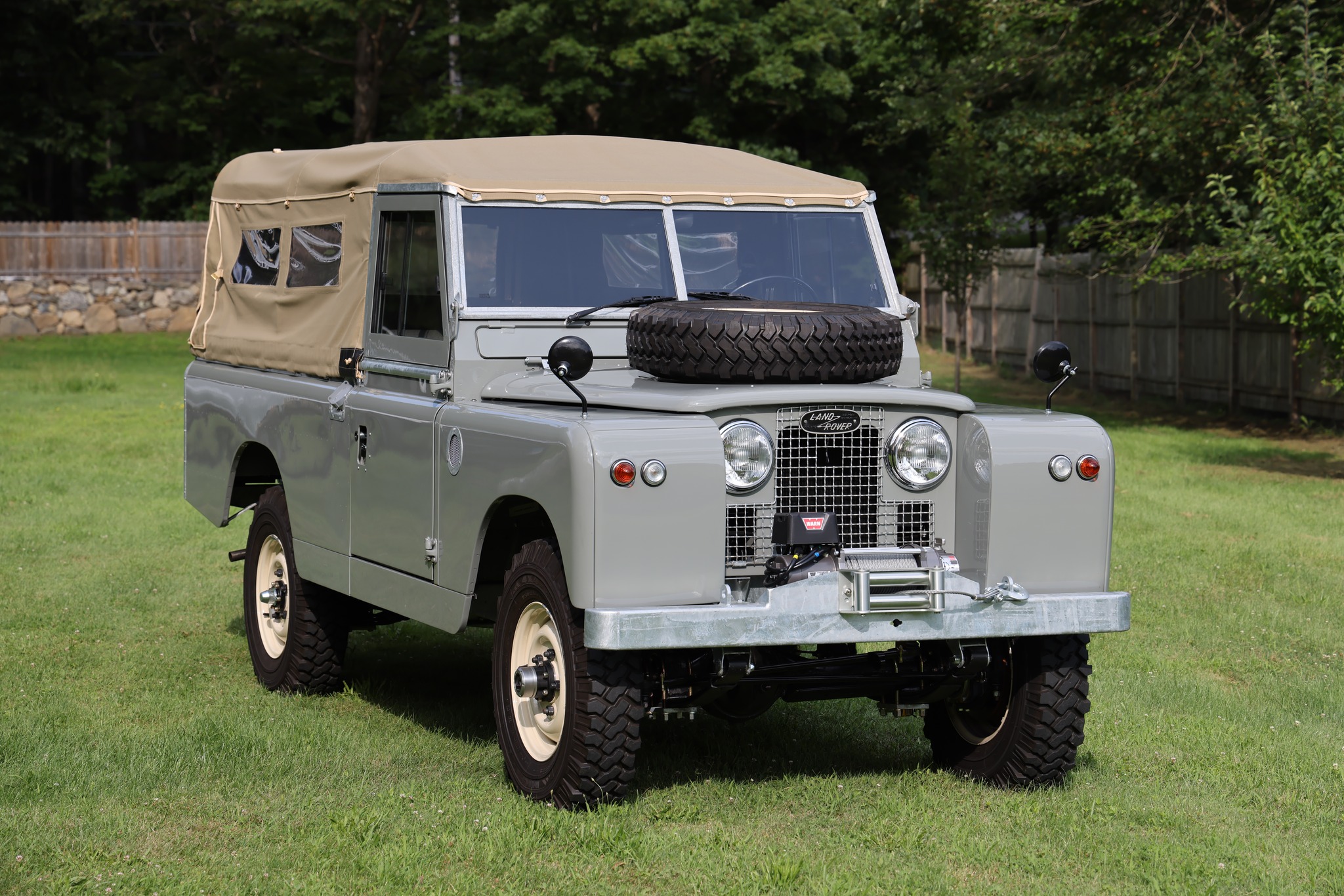 1968 Land Rover Series IIA Mid Grey 109 Inch