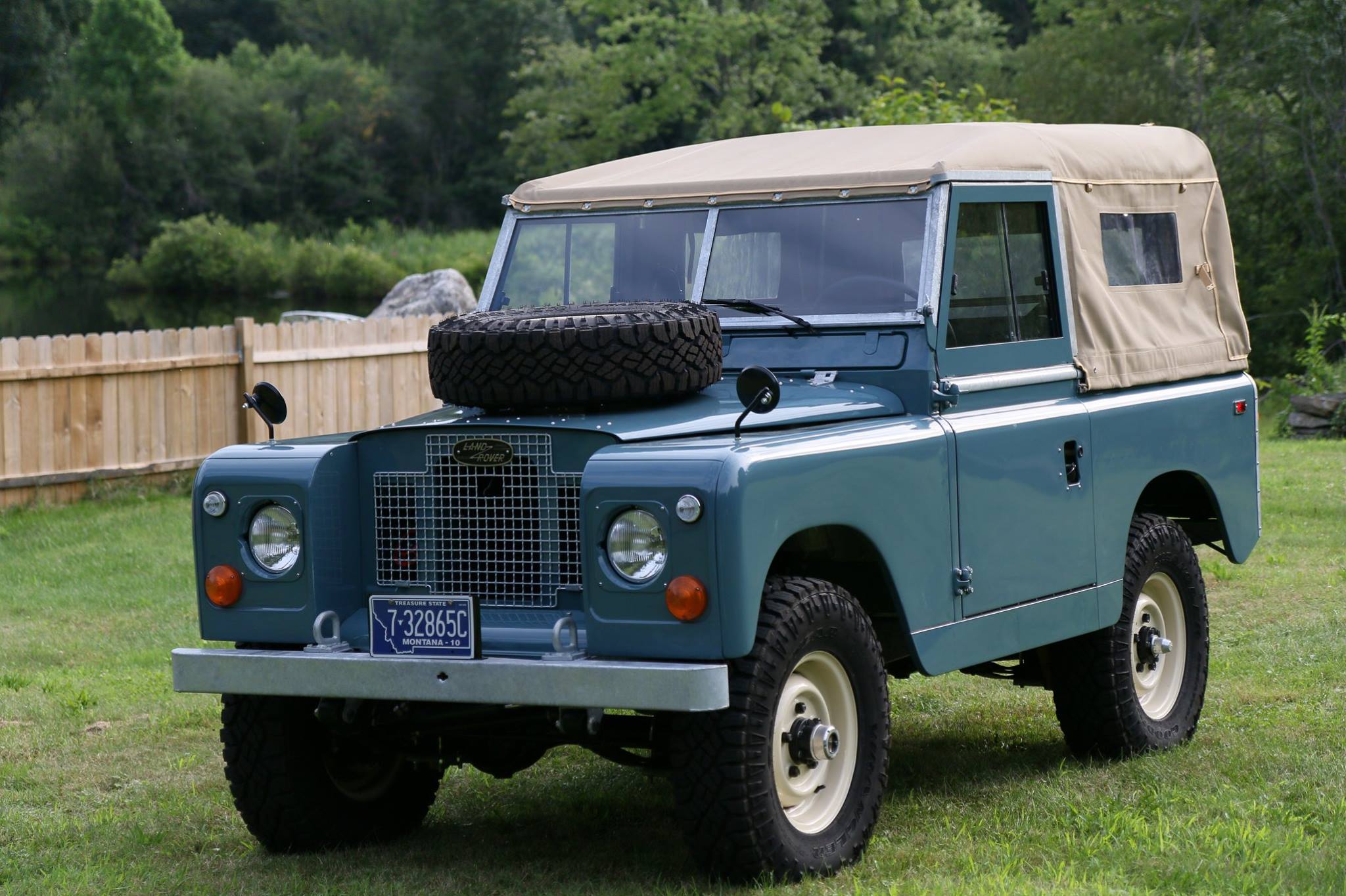 1969 Land Rover Series IIA Marine Blue North America