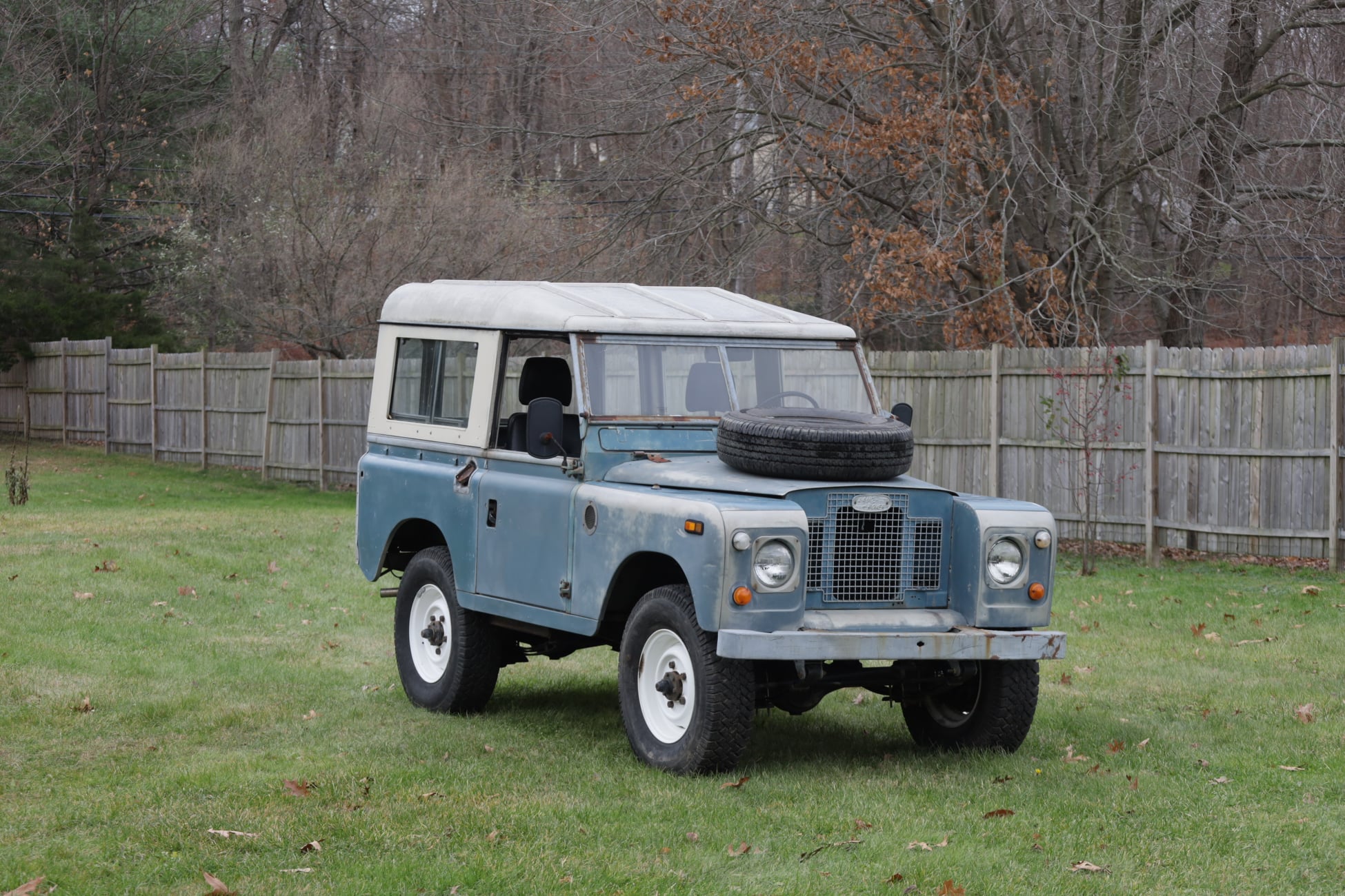 1970 Land Rover Series IIA Marine Blue Photo 3