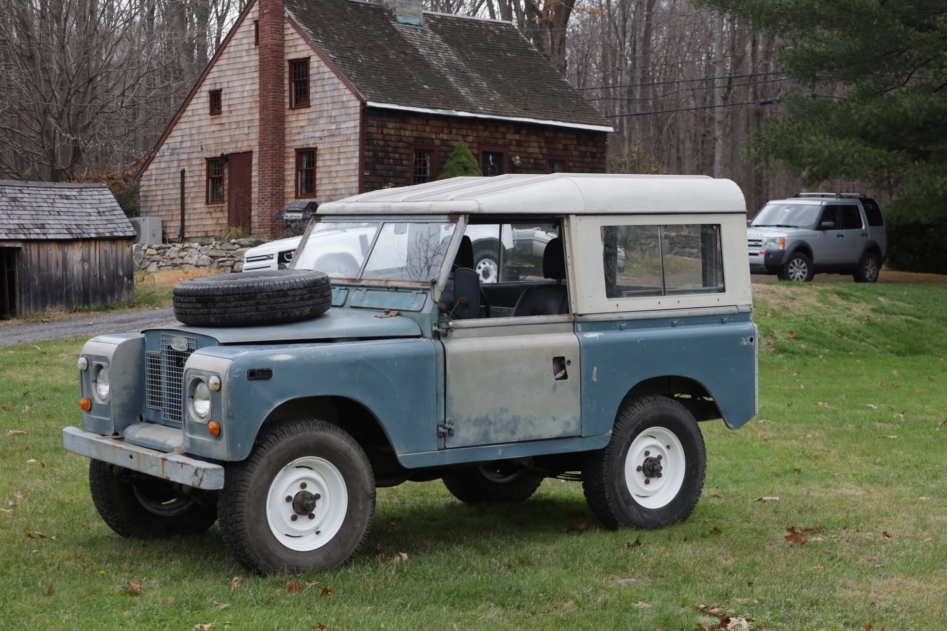 1970 Land Rover Series IIA Marine Blue Photo 6