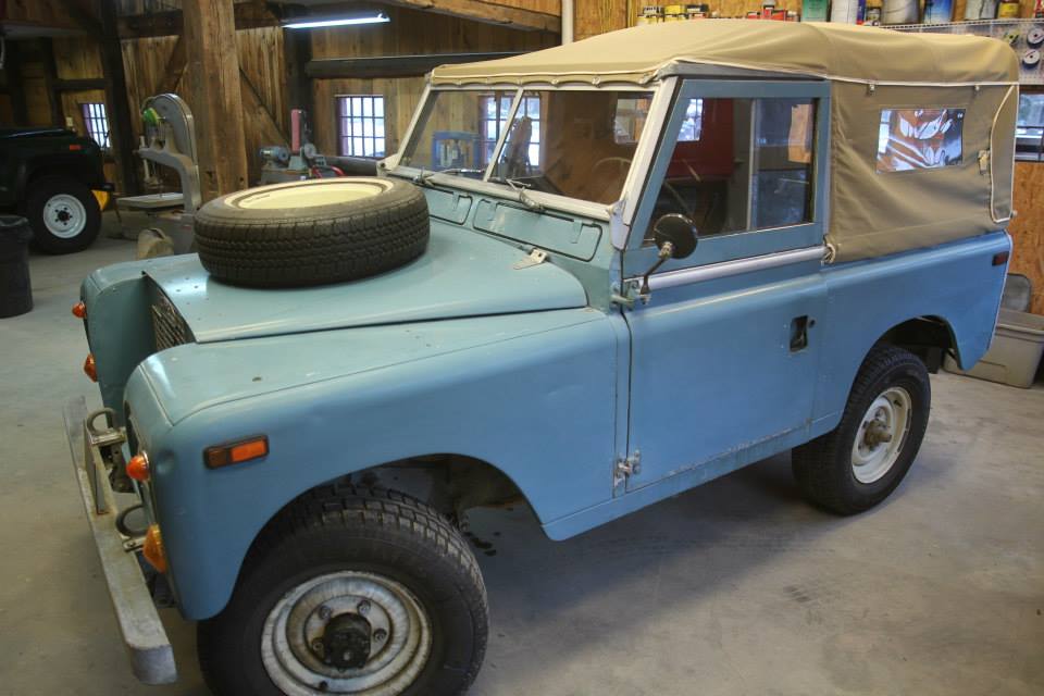 1970 Land Rover Series IIA Marine Blue Photo 24