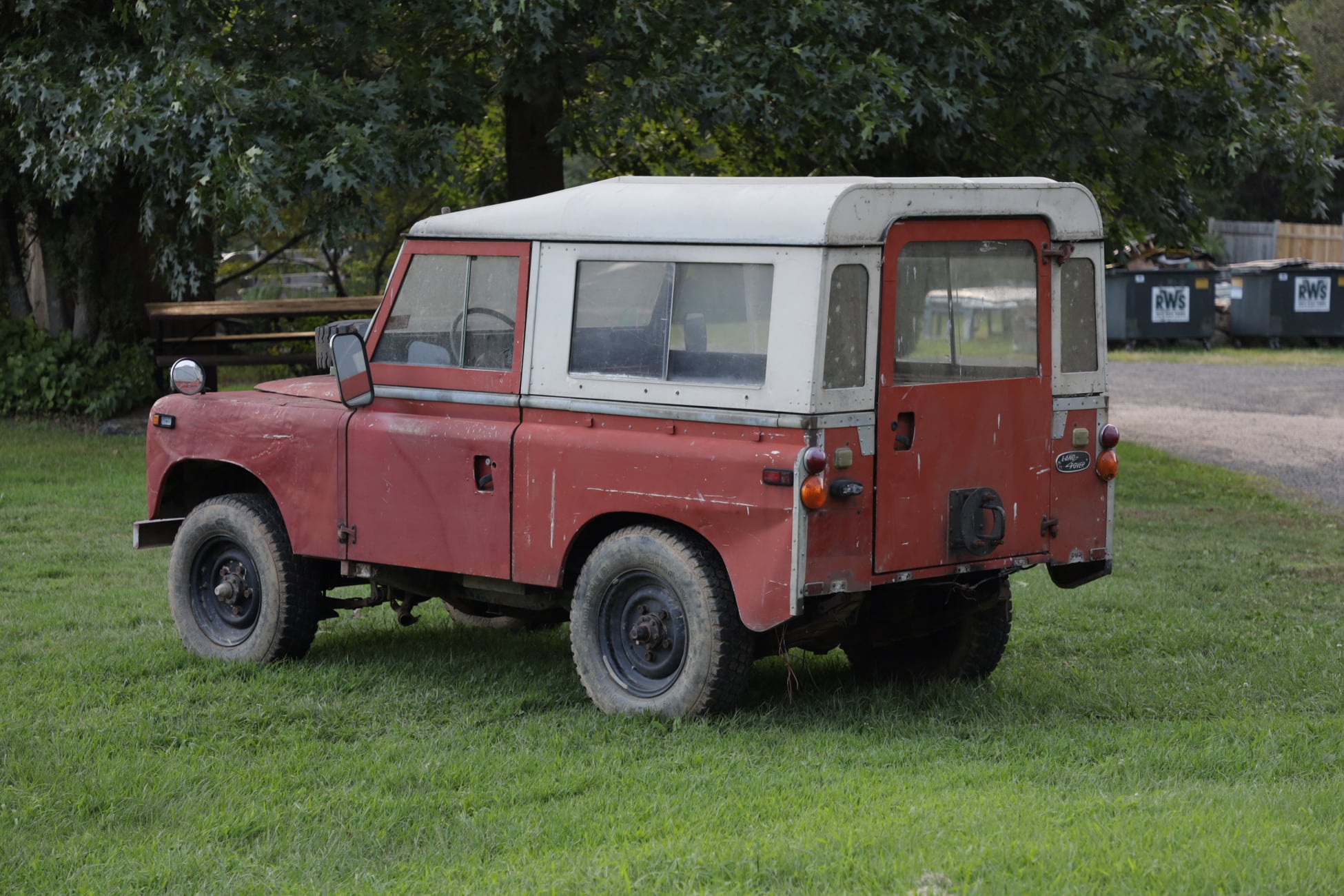 1971 Land Rover Series IIA Poppy Red Photo 6