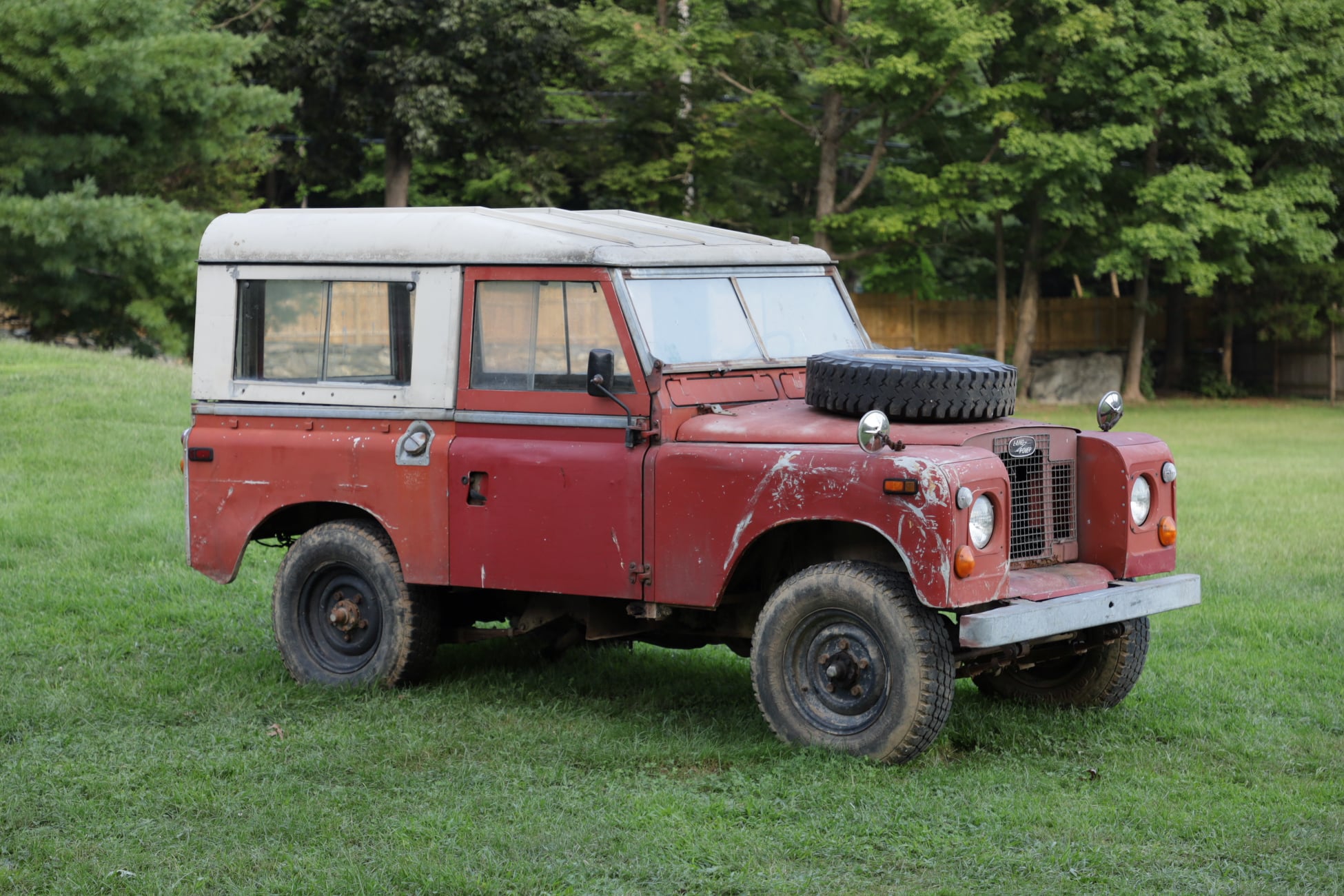 1971 Land Rover Series IIA Poppy Red Photo 7