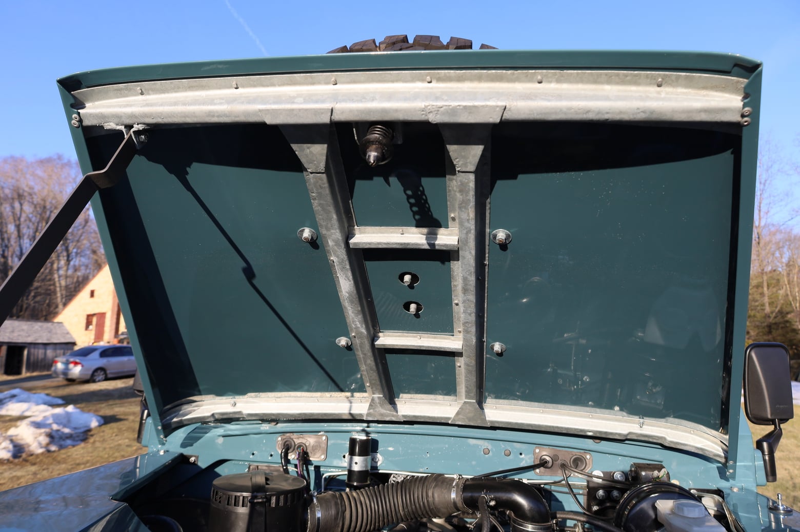 1973 Land Rover Series iii Marine Blue Restored 12