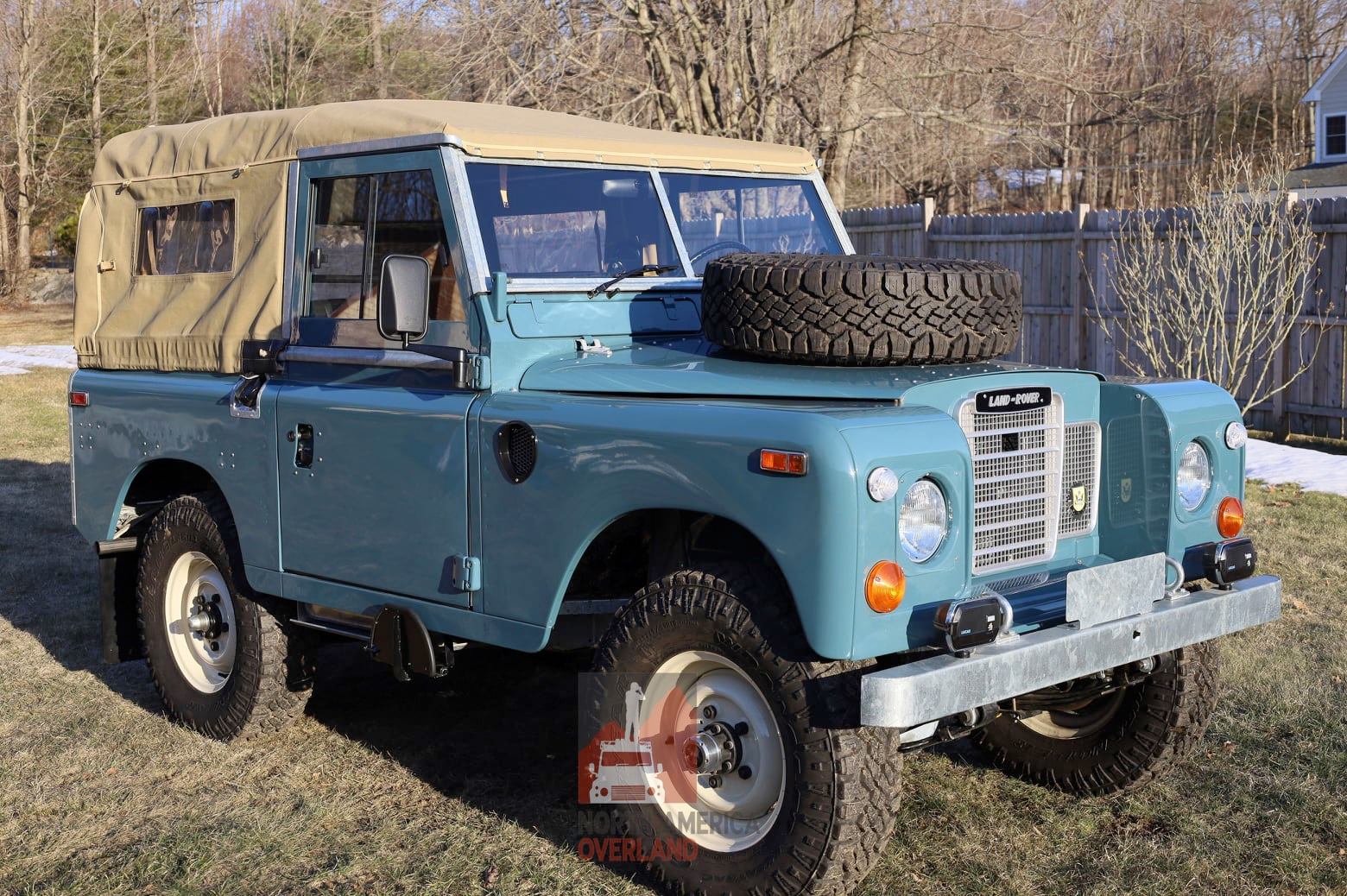 1973 Land Rover Series iii Marine Blue Restored 3