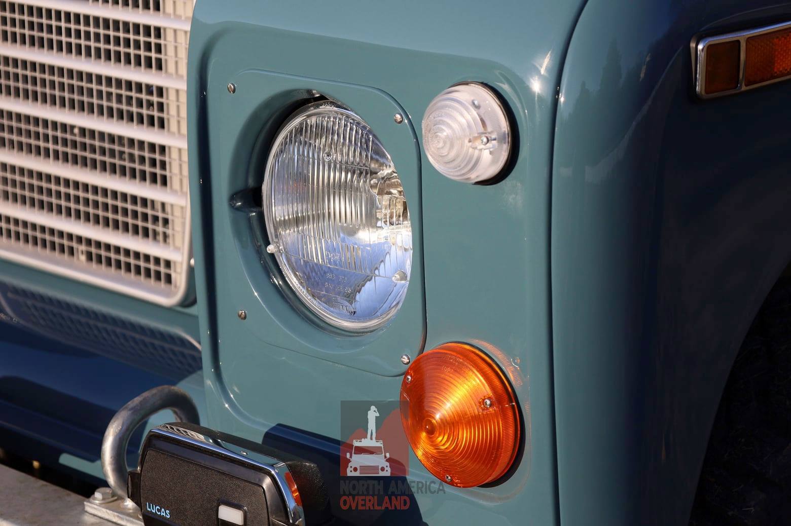 1973 Land Rover Series iii Marine Blue Restored 6