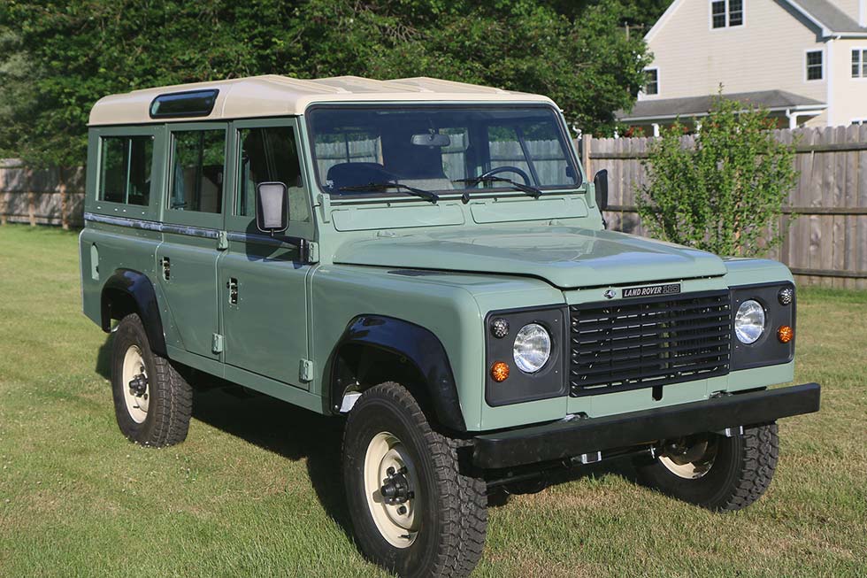 1983 Land Rover Defender 110 Pastel Green Example 1