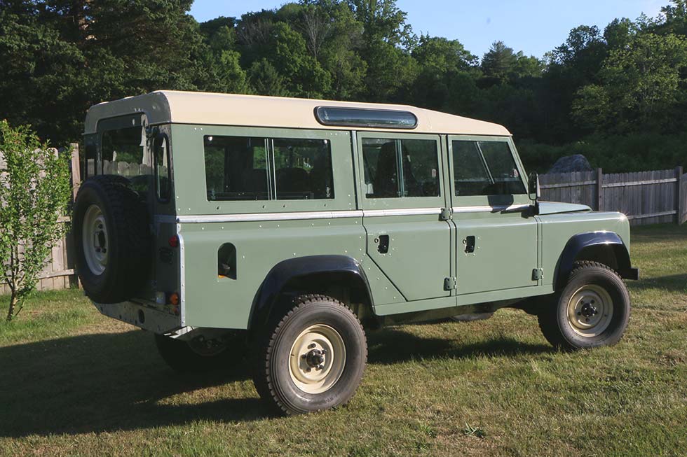 1983 Land Rover Defender 110 Pastel Green Example 2
