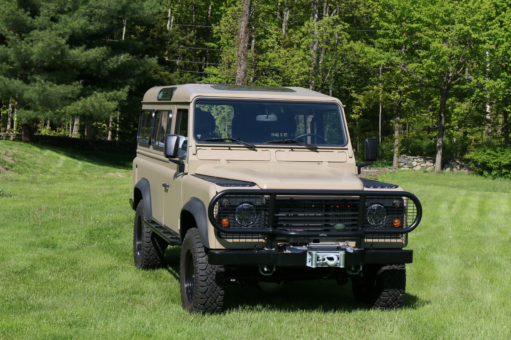 1985 Land Rover Defender 110 NAO Expedition Matte Tan Photo 2