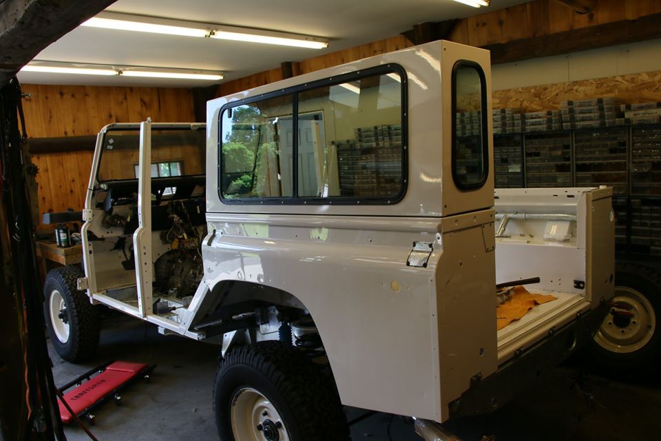 Land Rover Defender 110 NAS under restoration photo 34.