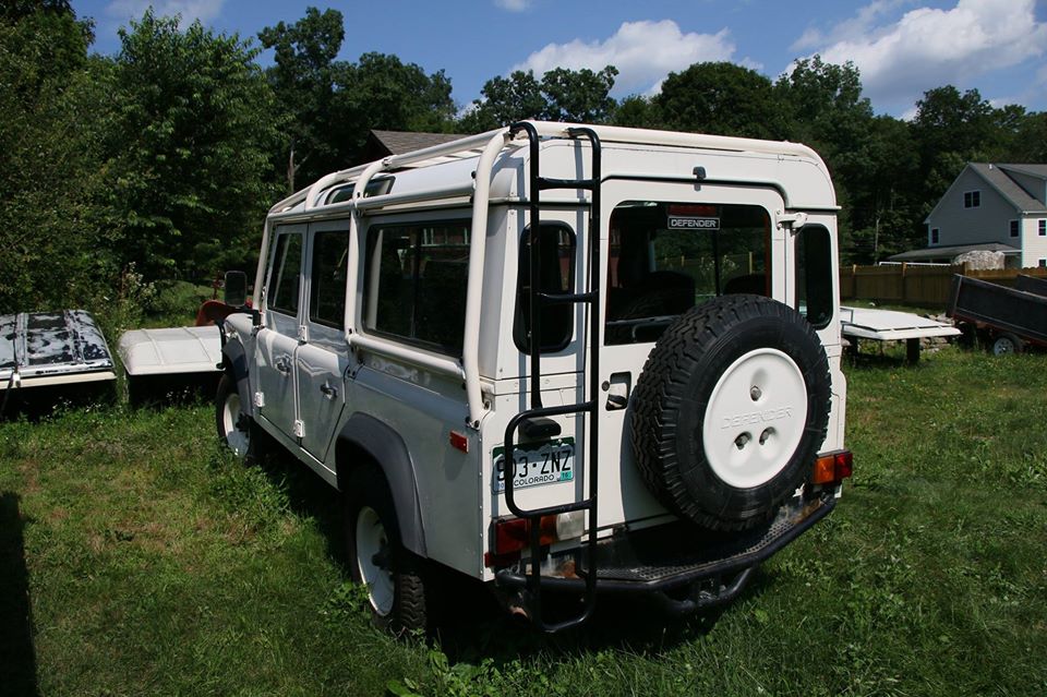 Land Rover Defender 110 NAS under restoration photo 4.