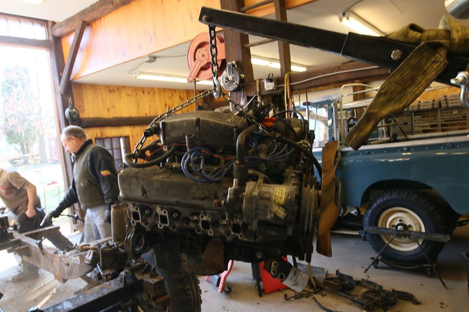 Land Rover Defender 110 NAS under restoration photo 7.