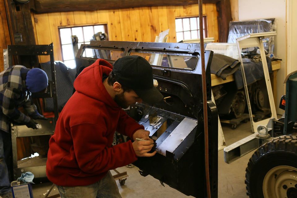 Land Rover Defender 110 NAS under restoration photo 9.