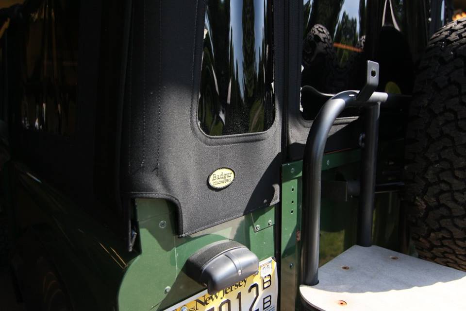 A Badger soft top is installed.