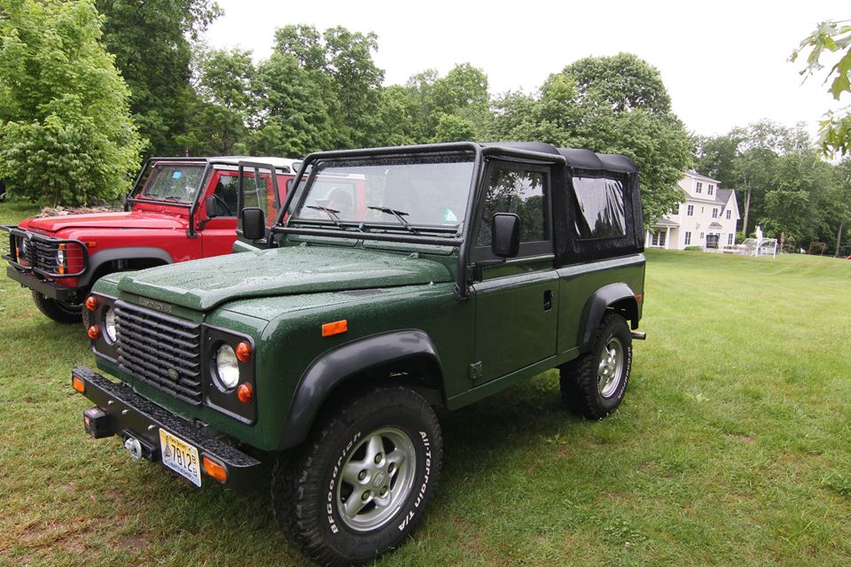 Green 1994 Land Rover Defender 90