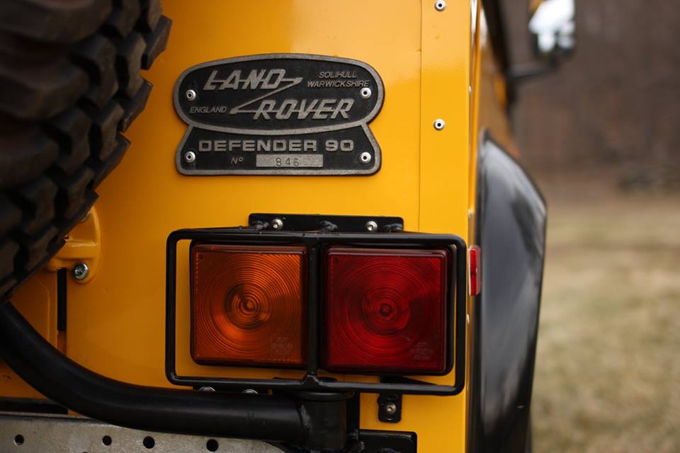 The taillight guards are powder coated and new style rust-resistant rear tailgate hinges are installed.