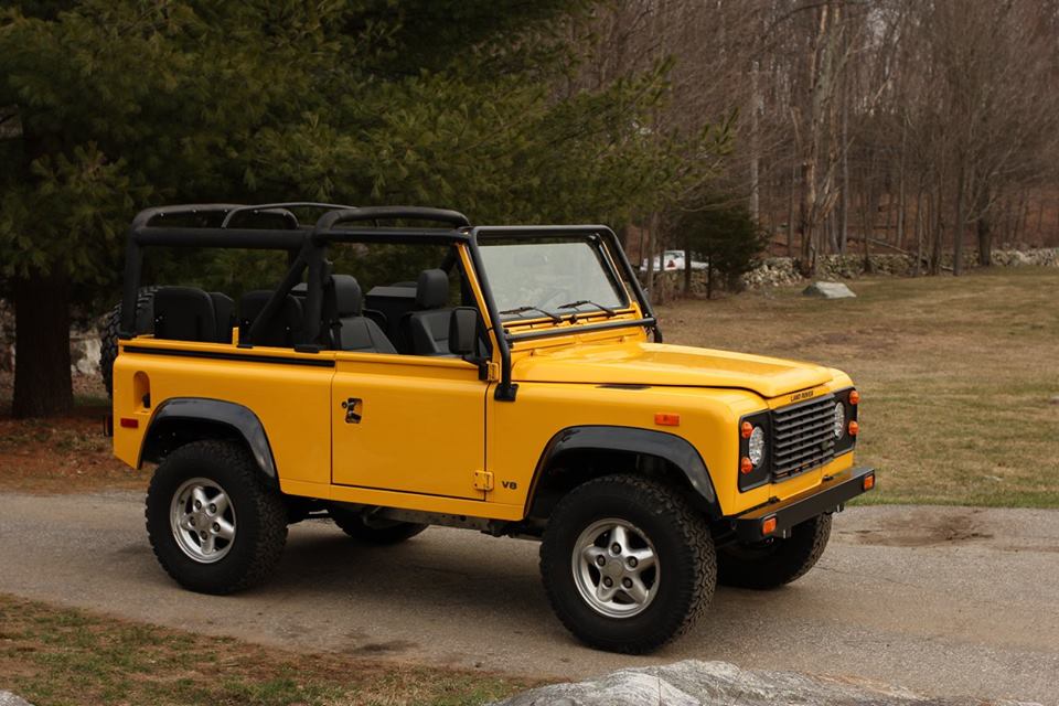 Restored Land Rover side view