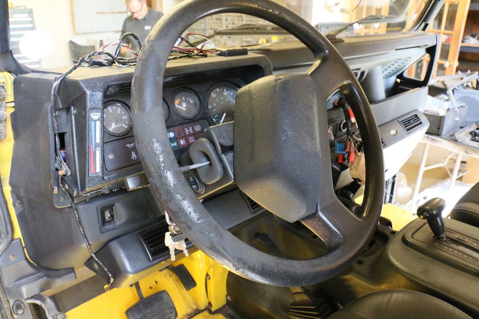 Land Rover Defender 90 NAS under restoration photo 9.