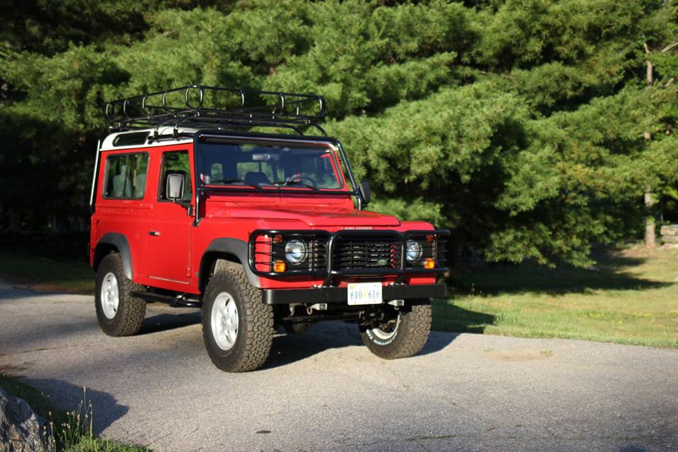 The finished 1997 Land Rover Defender 90