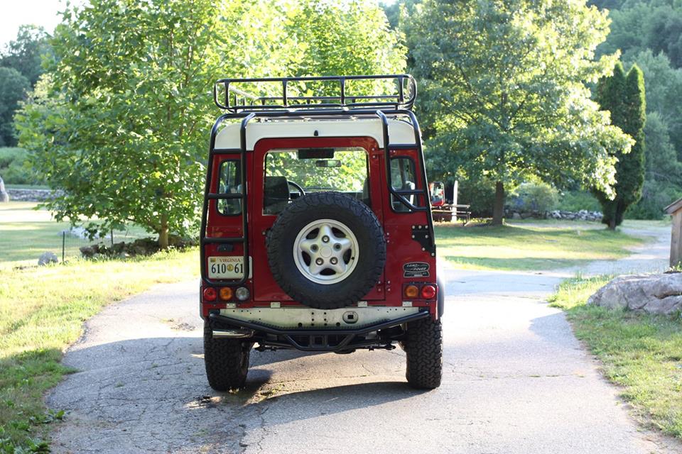 The rear step bumper is sand blasted and powder coated.