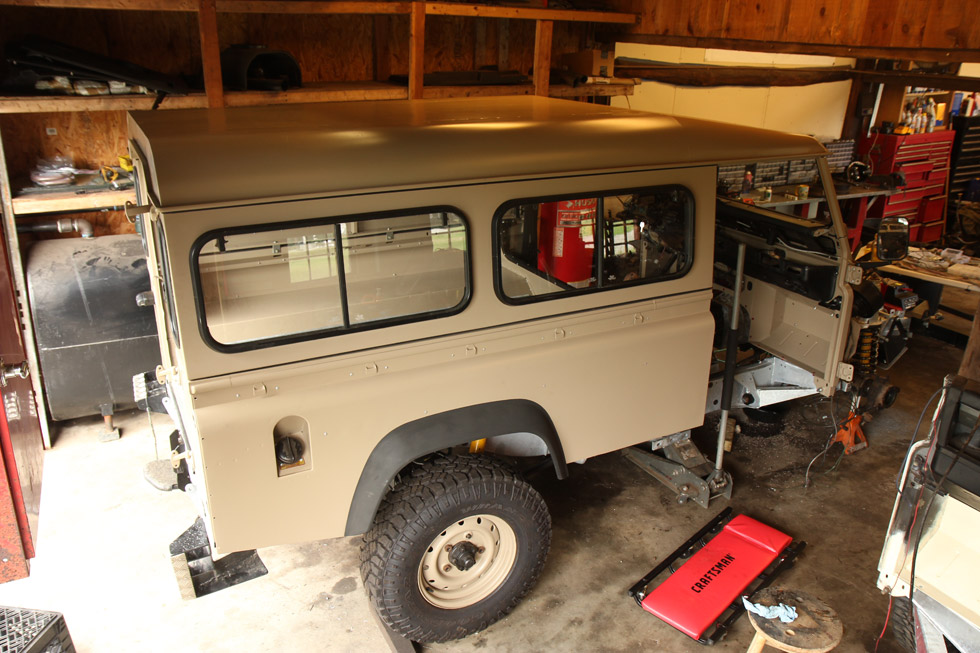 Land Rover Defender 110 body assembly